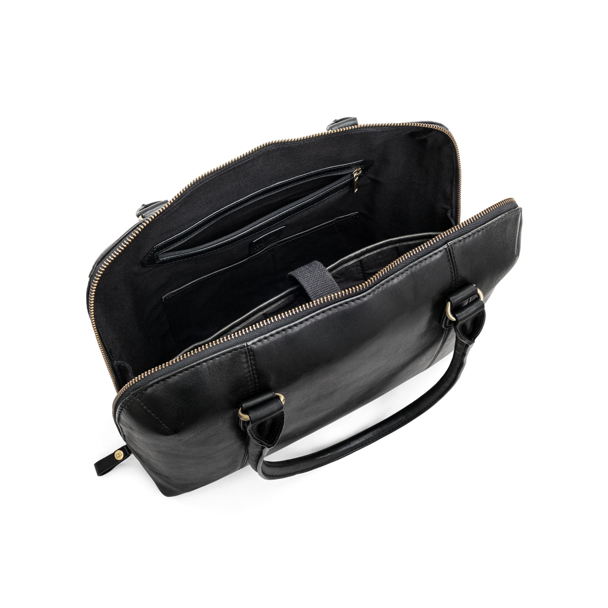 Jobbveske | Skinn | 12" | Sort | Klassisk | 3052048