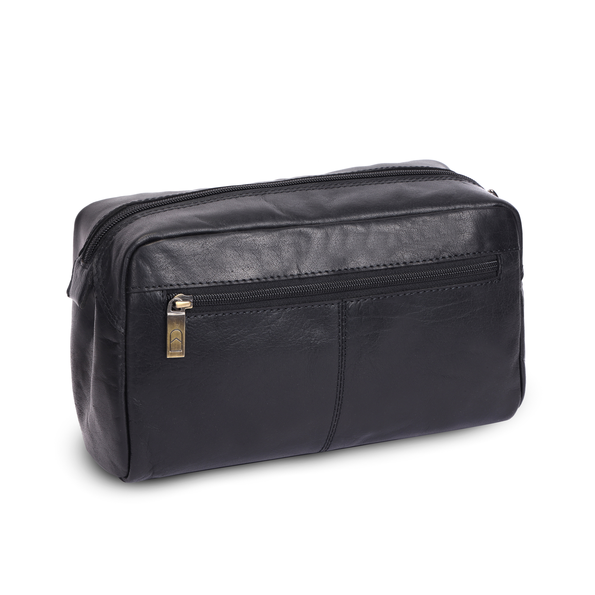 Toalettmappe | Skinn | Perfekt til Herre | Sort | House of Nordic