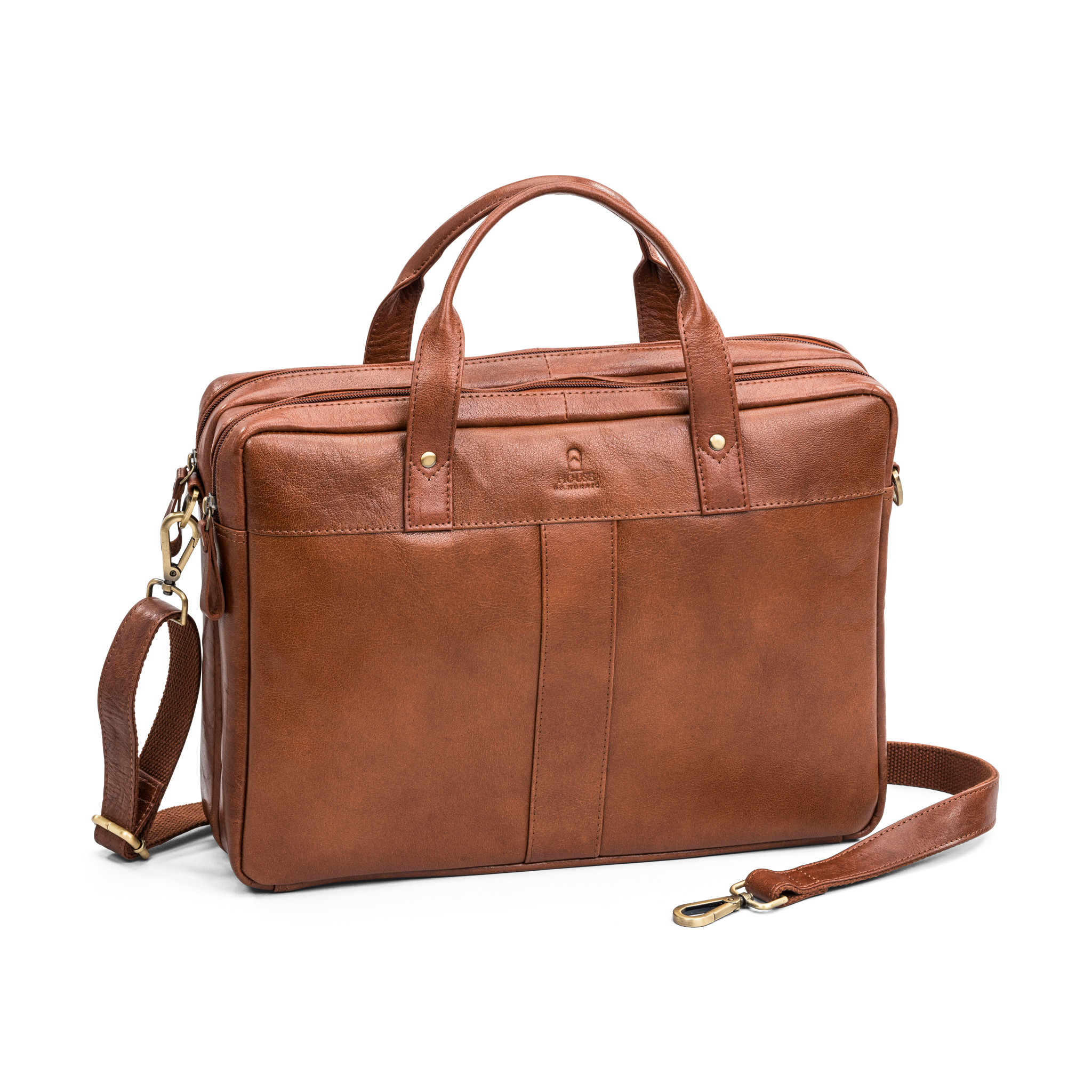 Pc veske | Cognac | Skinn | To Hovedrom | 3080066