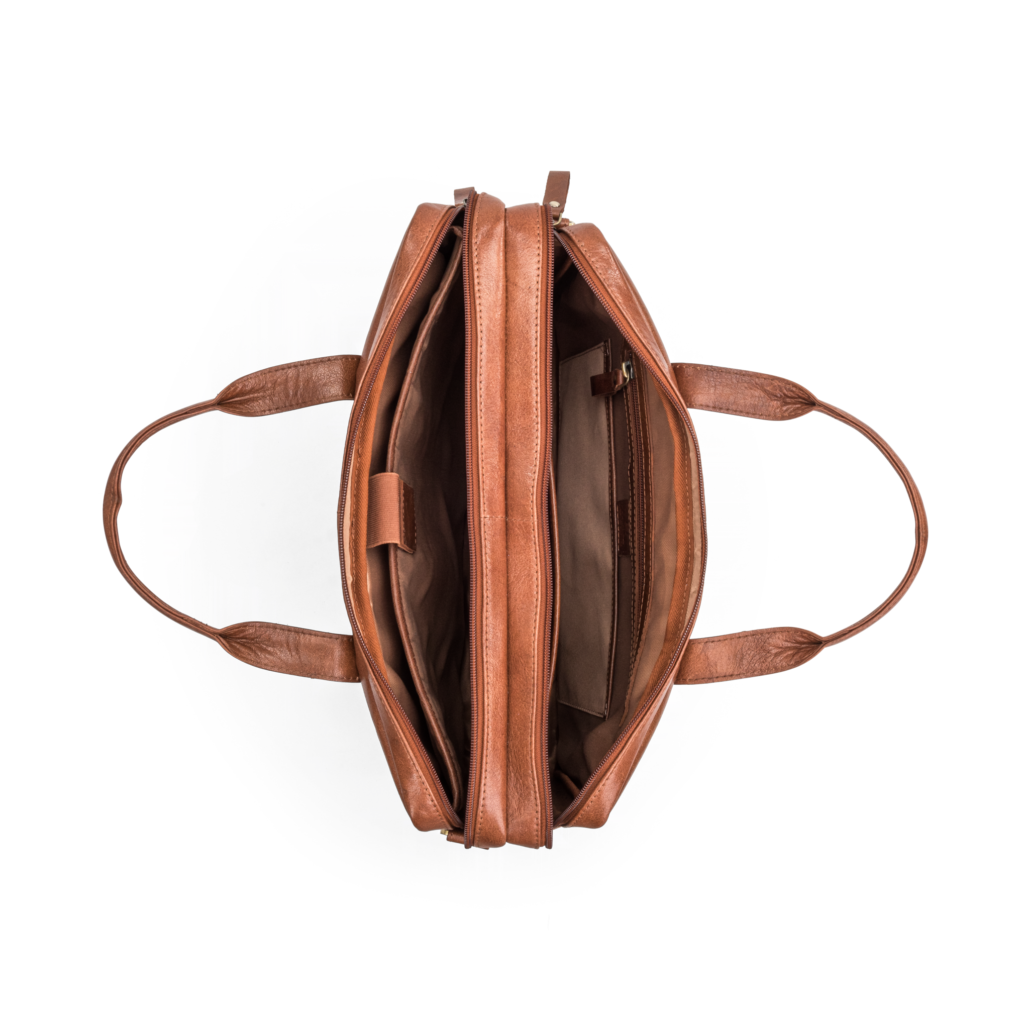 Pc veske | Cognac | Skinn | To Hovedrom | 3080066