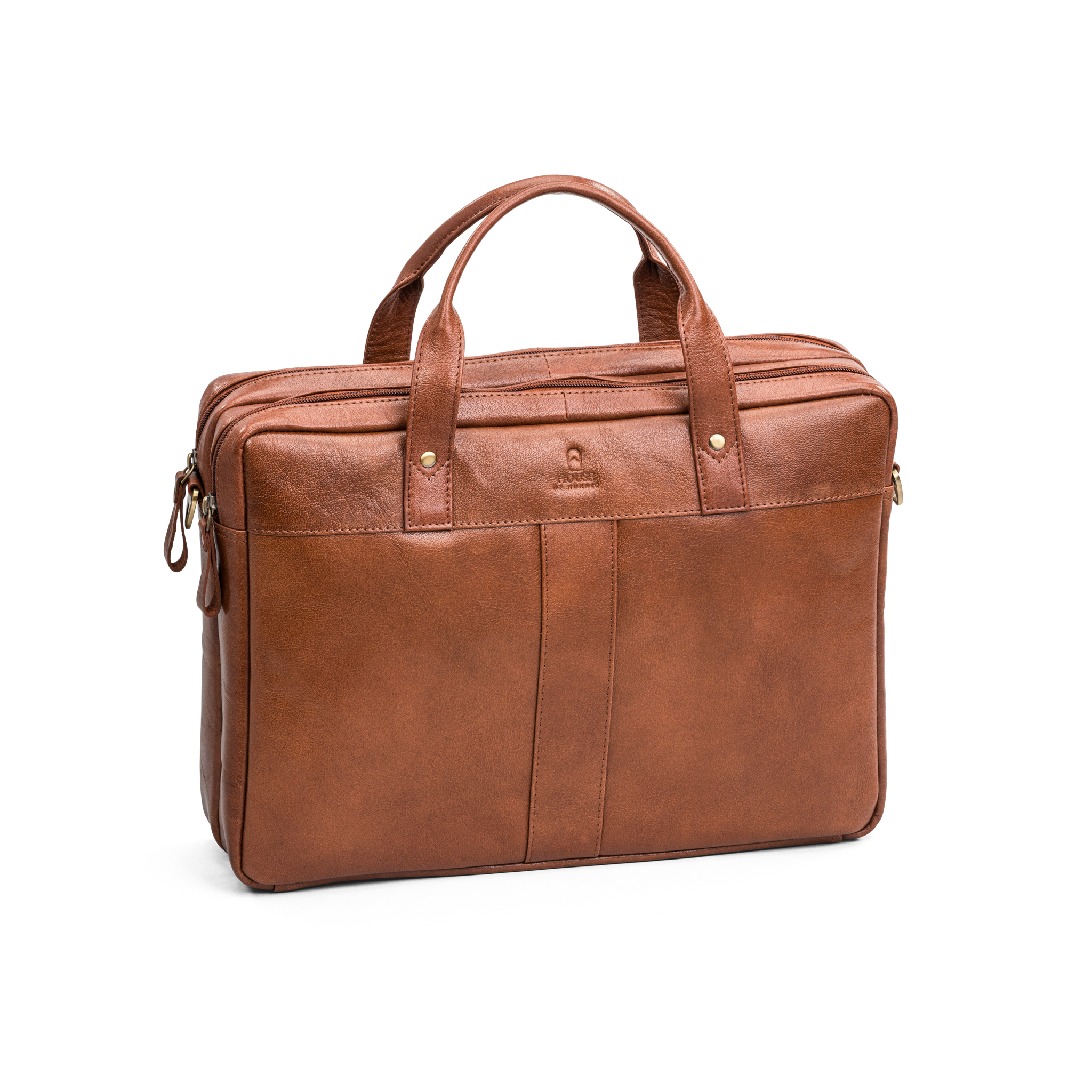 Pc veske | Cognac | Skinn | To Hovedrom | 3080066