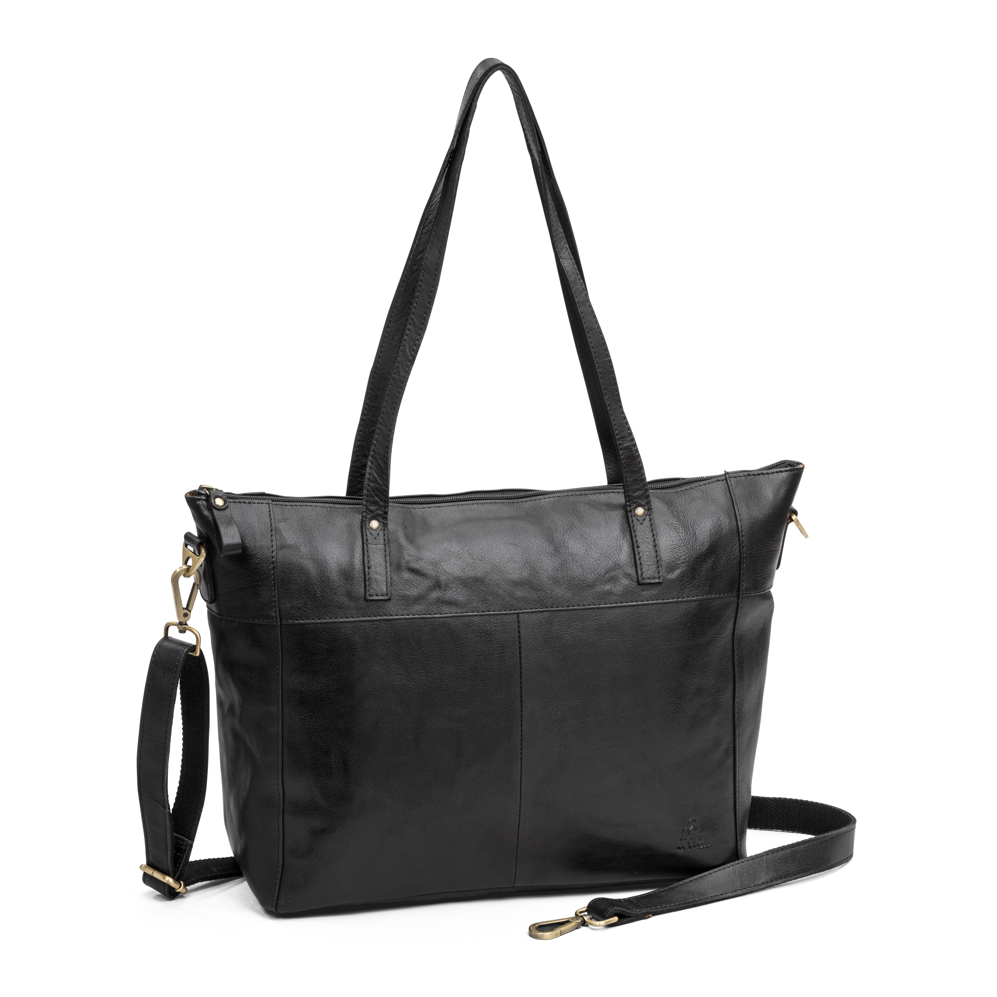 Jobbveske/Skoleveske | Sort | Skinn | 3080068