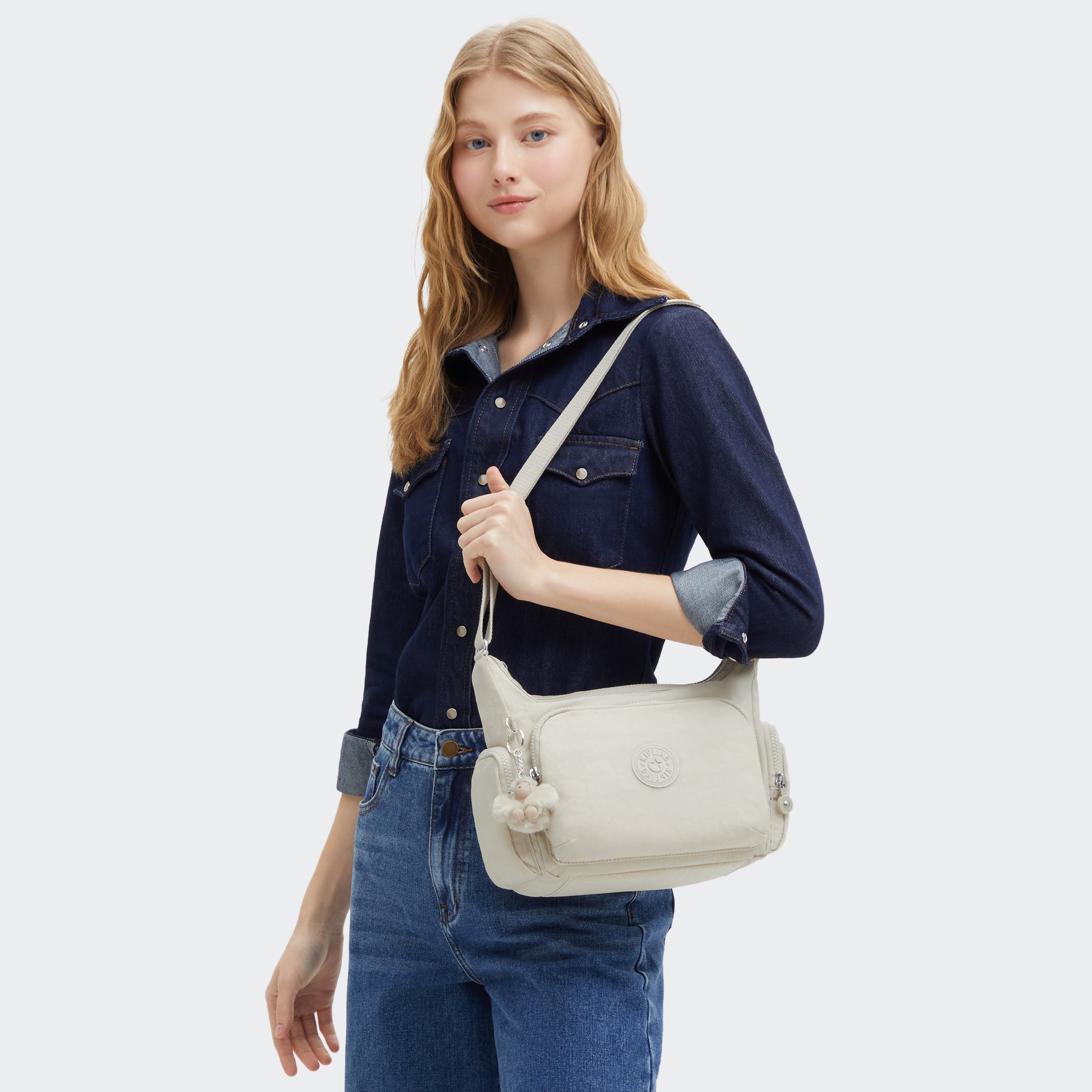 Crossbody Veske | Mange lommer | Hideaway Beige | GABB S