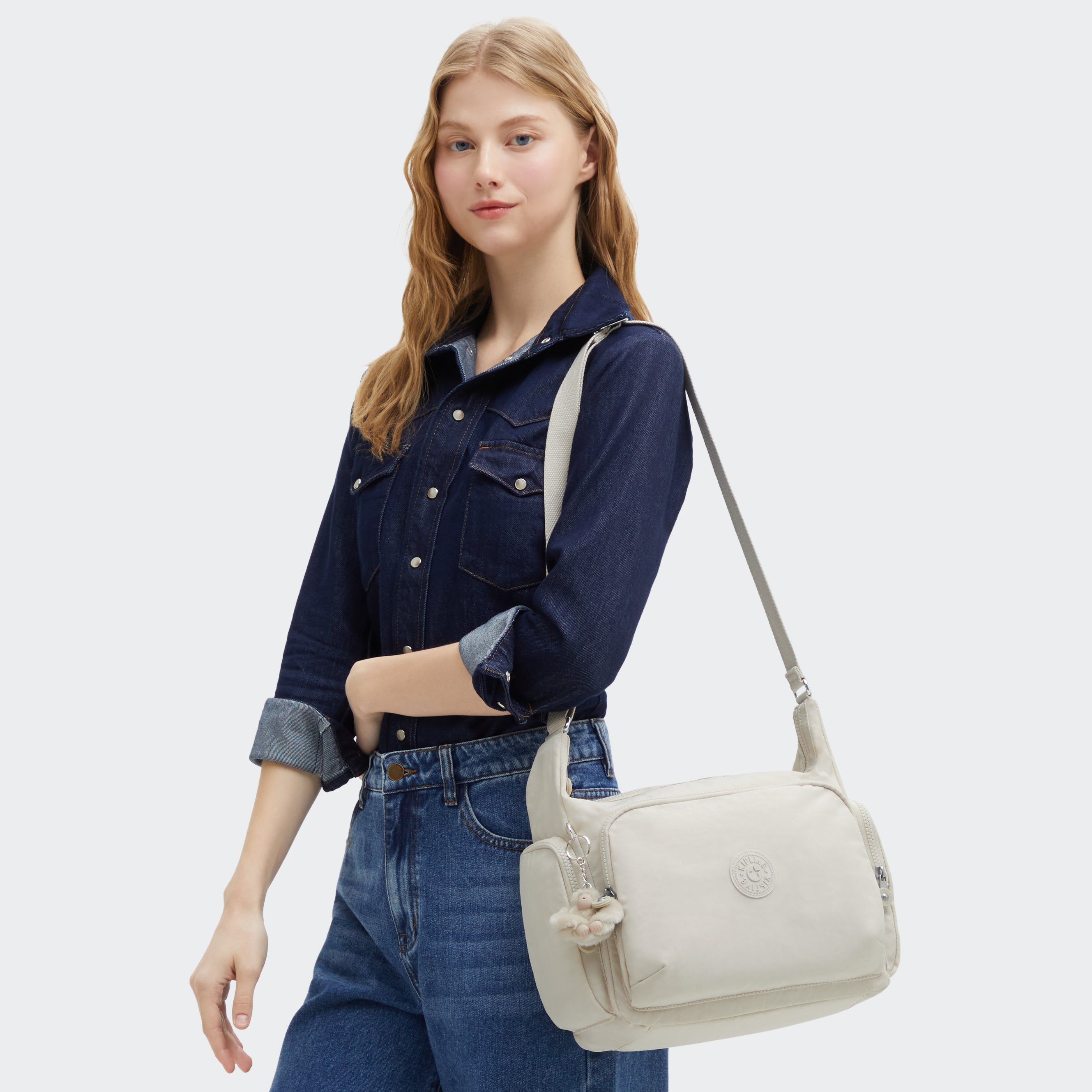 Crossbody | Beige | Mange Utvendige Lommer | GABB