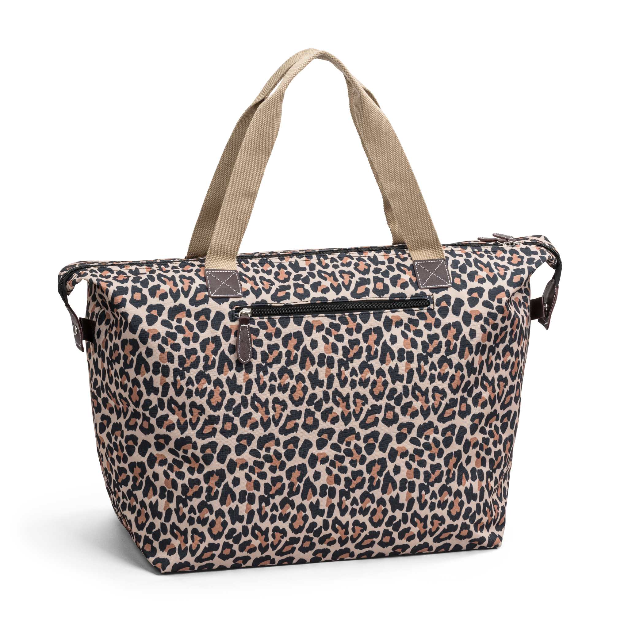 Weekend bag | Romslig Hovedrom | Leopard | To Bærehåndtak | Tina