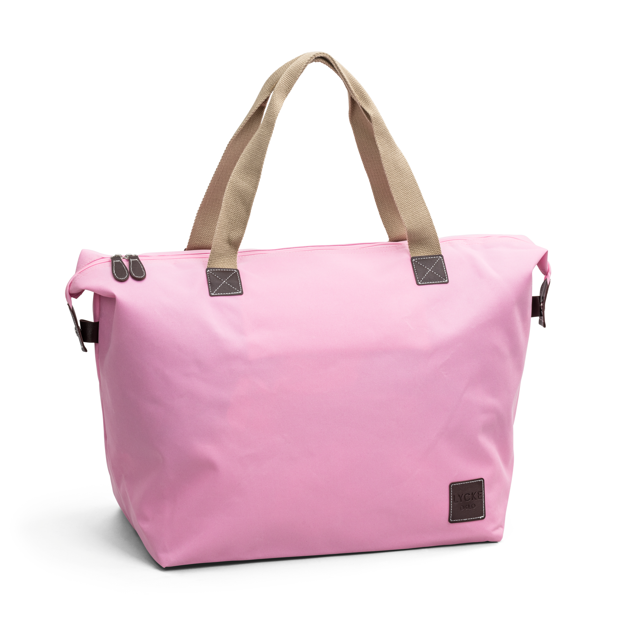 Weekend bag | Romslig Hovedrom | Lys Rosa | To Bærehåndtak | Tina