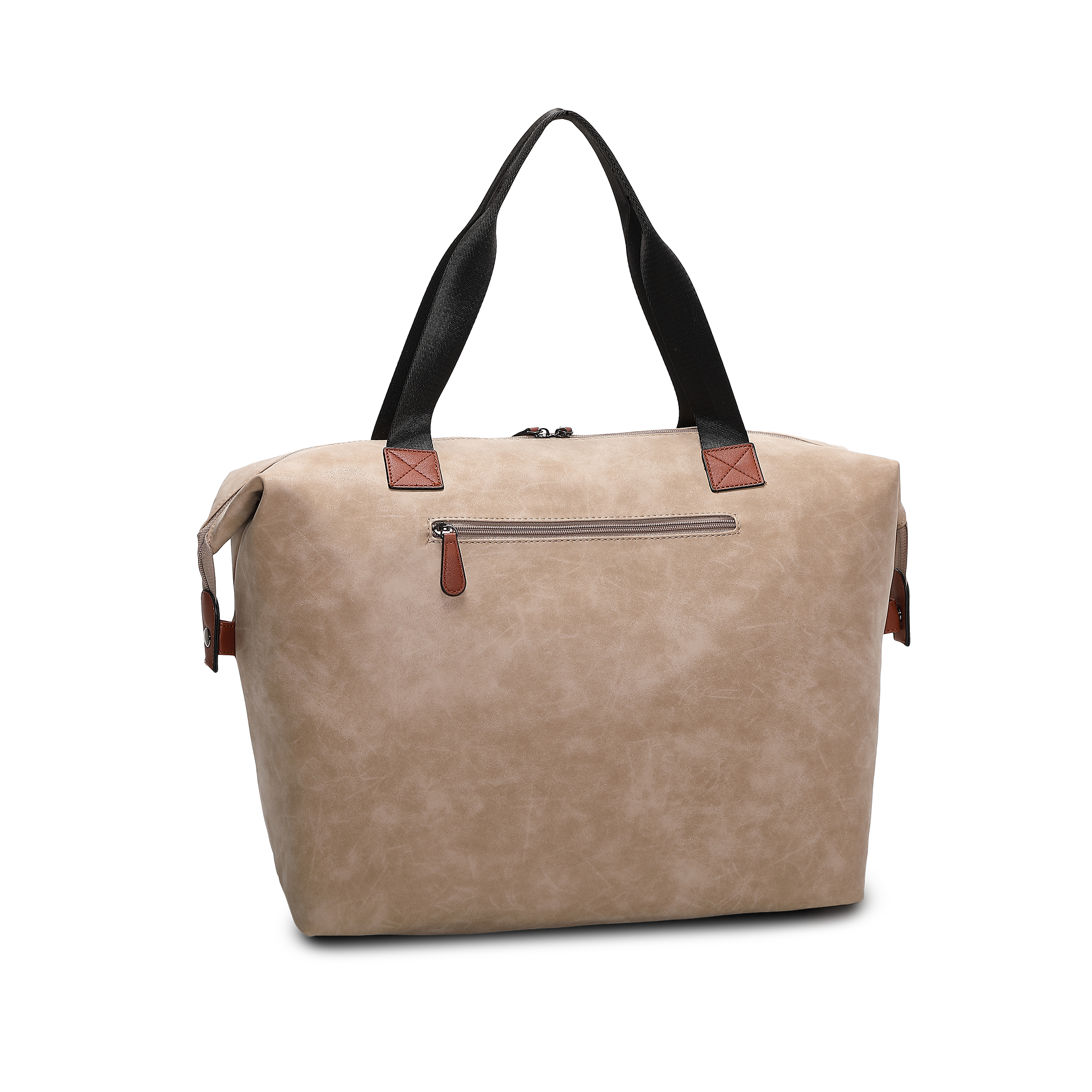 Kris Weekendbag – Beige, Romslig hovedrom