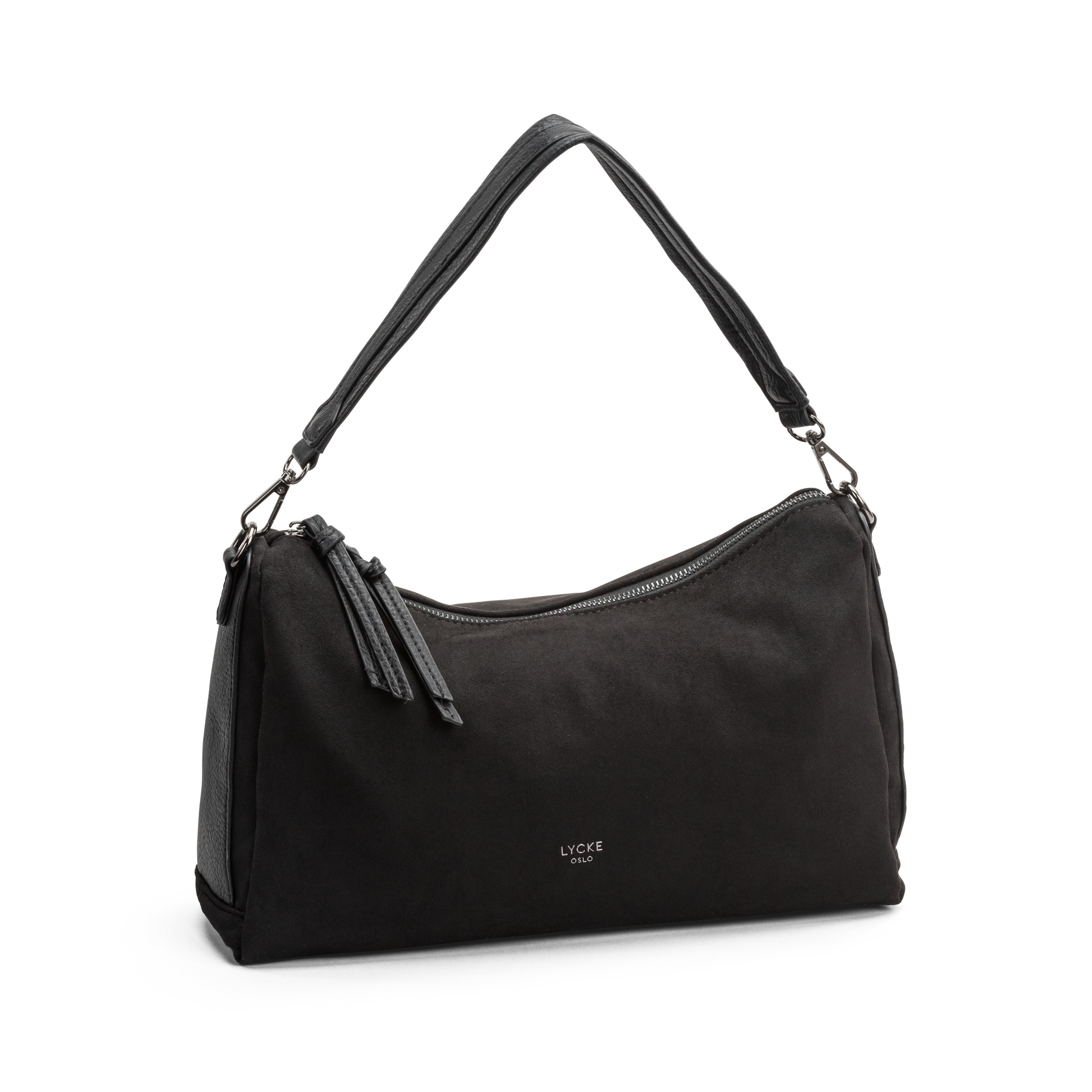 Skulderveske/Crossbody | Myk | Sort | 8043238