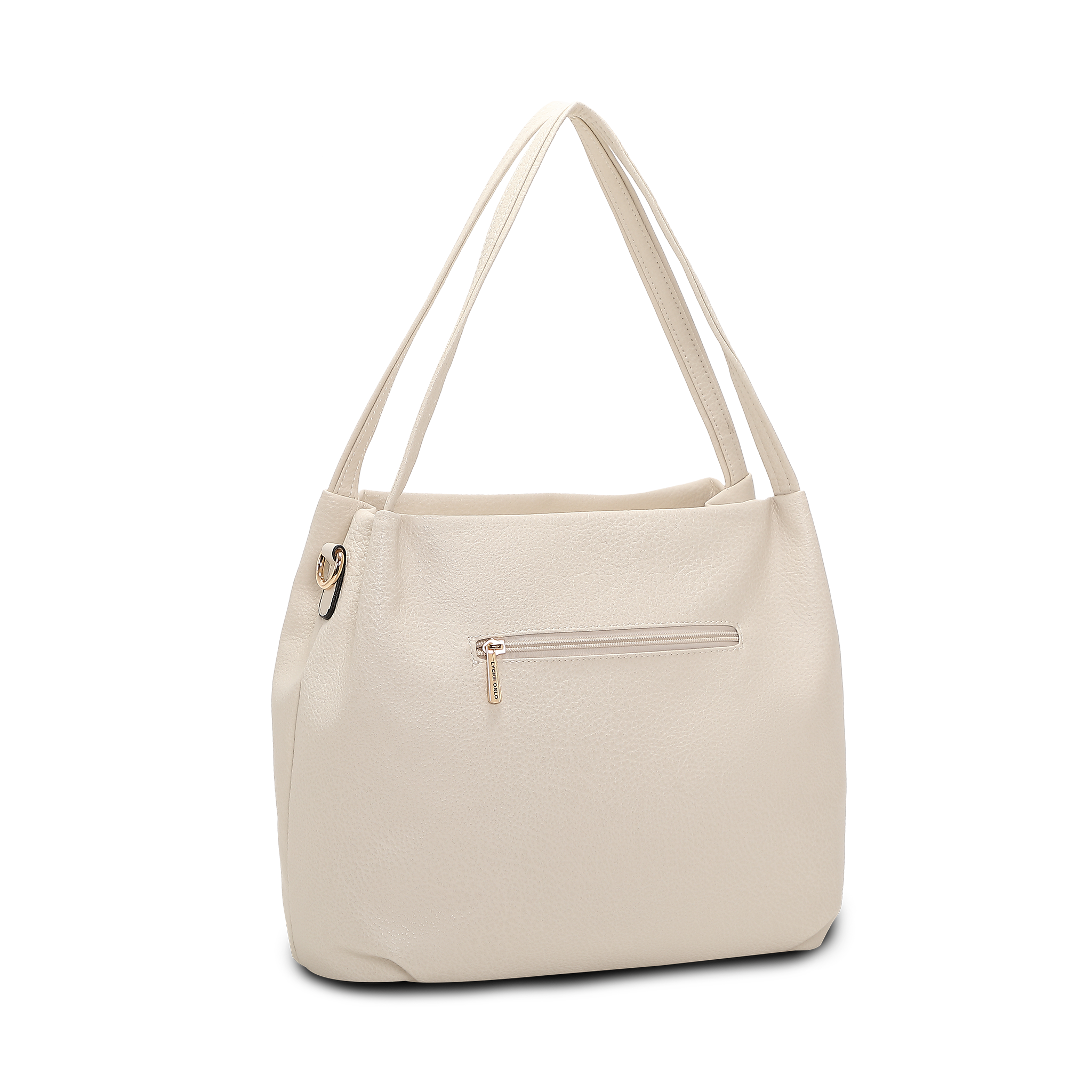 Alma Skulderveske – Beige, Langreim