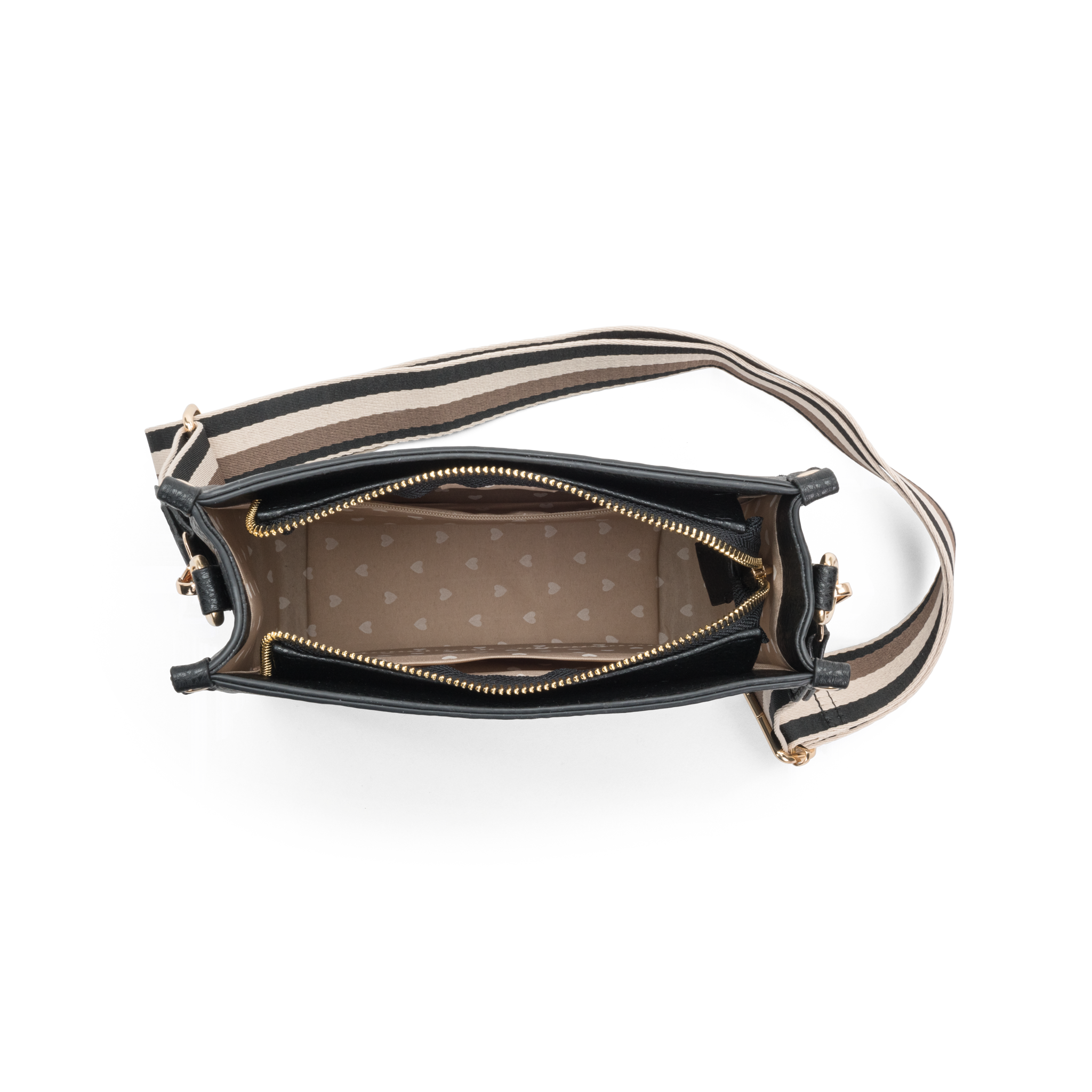 Crossbody Veske | Justerbar Langreim | Sort | 8043704 Alma