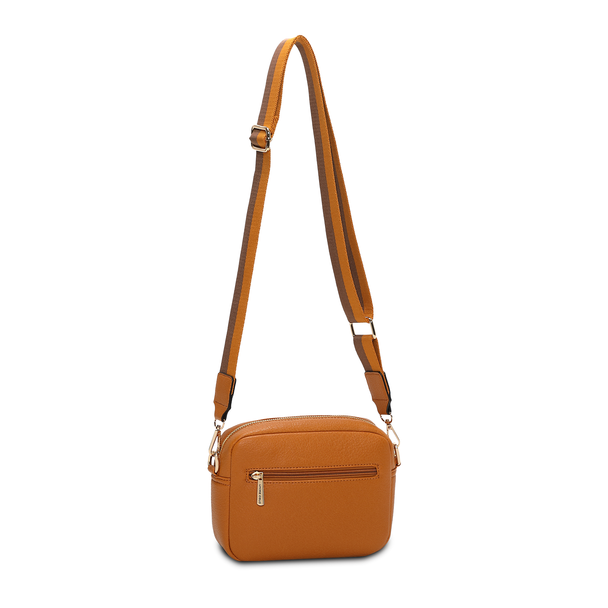 Crossbody veske | Mustard | Utvendig lomme | 8043705 Alma