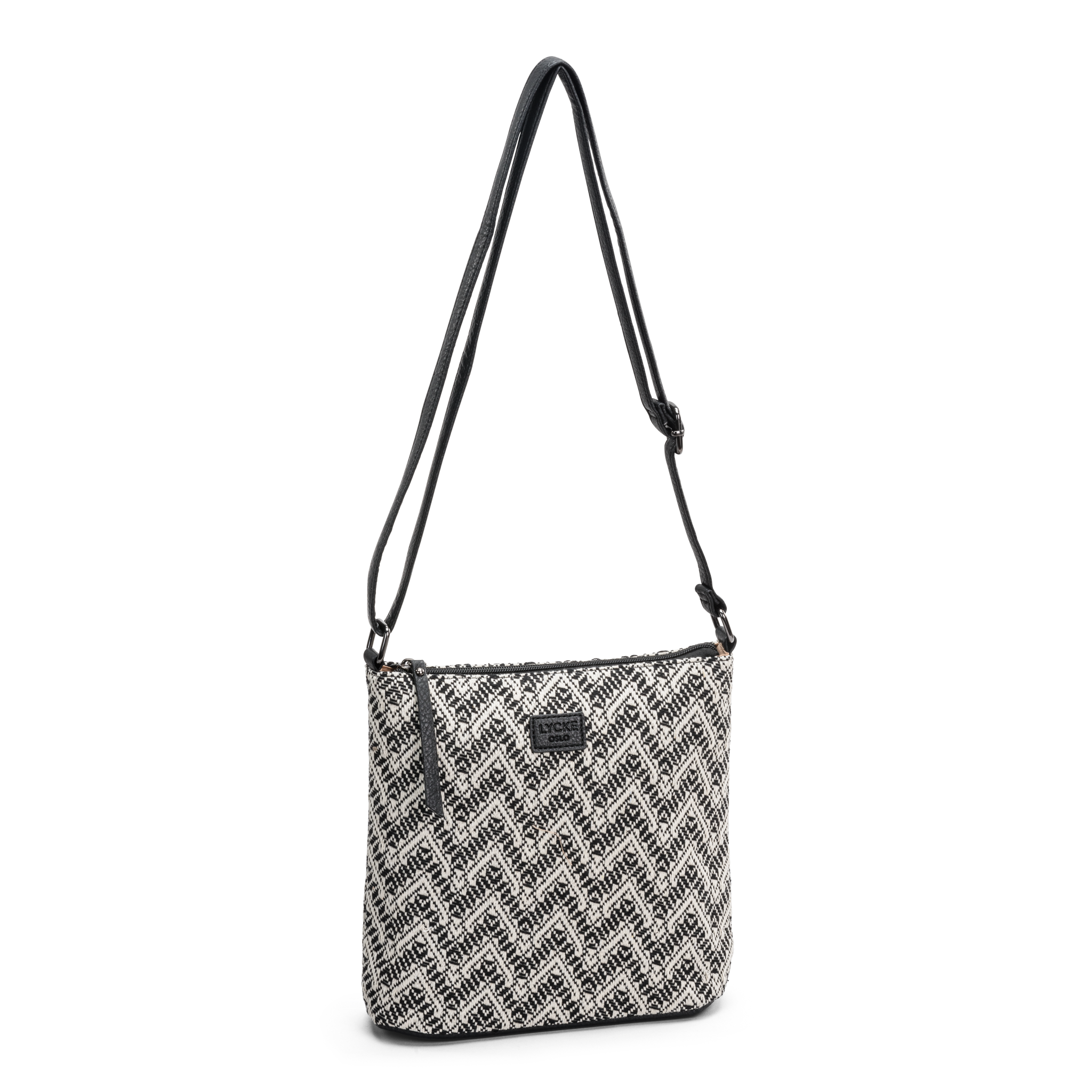 Crossbody Veske | Sort/hvit | 8043706 Flora