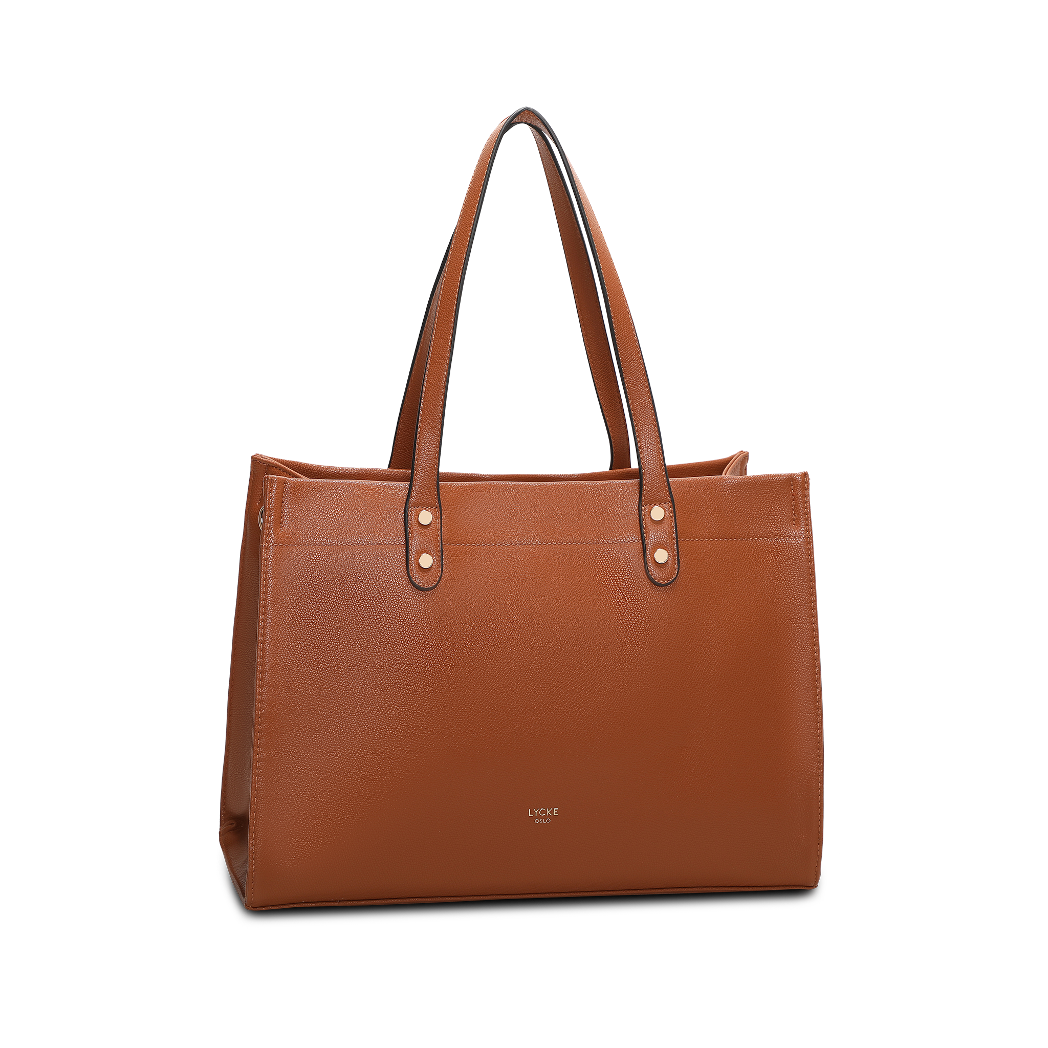 Lycke Oslo Sofia shopperveske Cognac