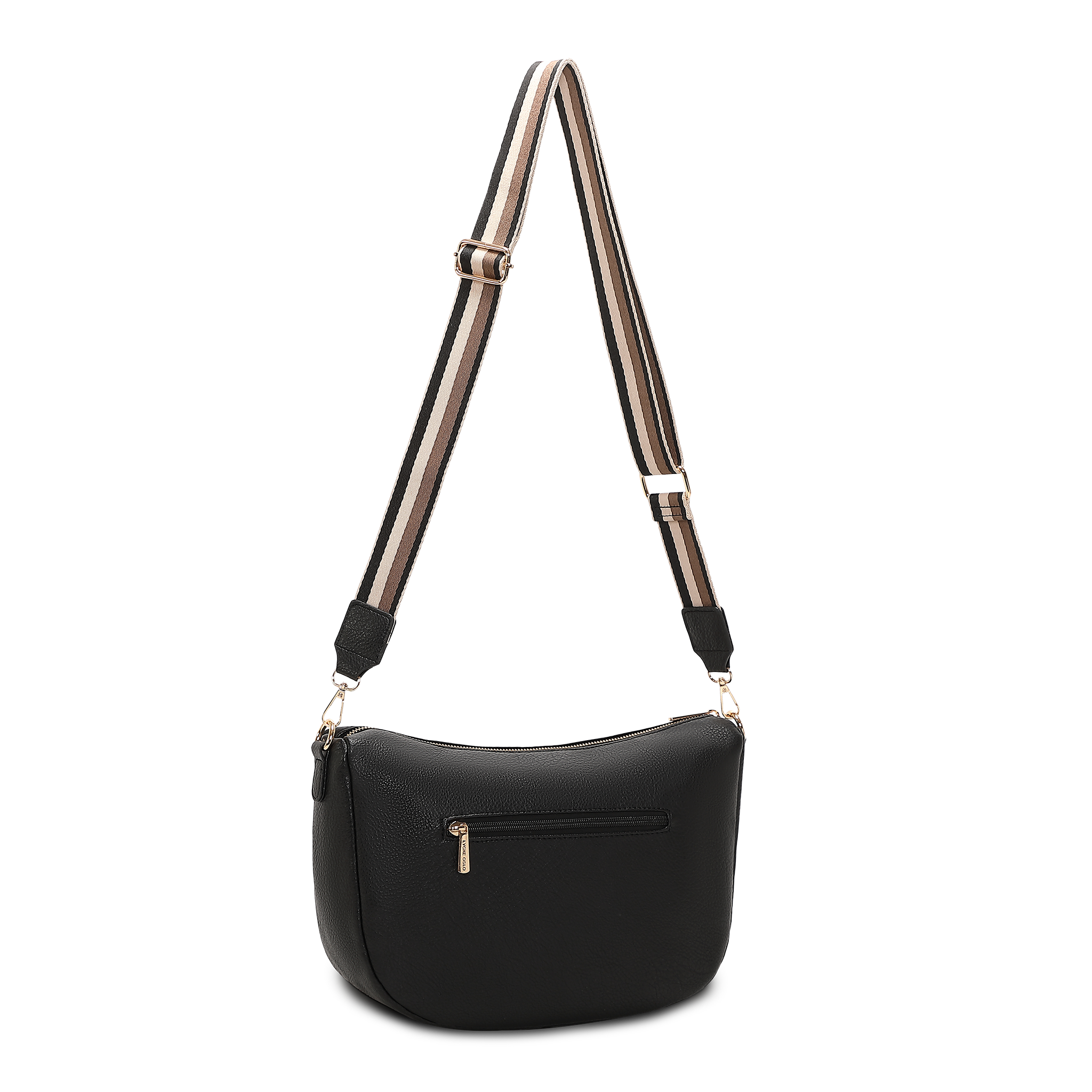 Crossbody Veske | Bred skulderrem | Sort | 8053212  Alma