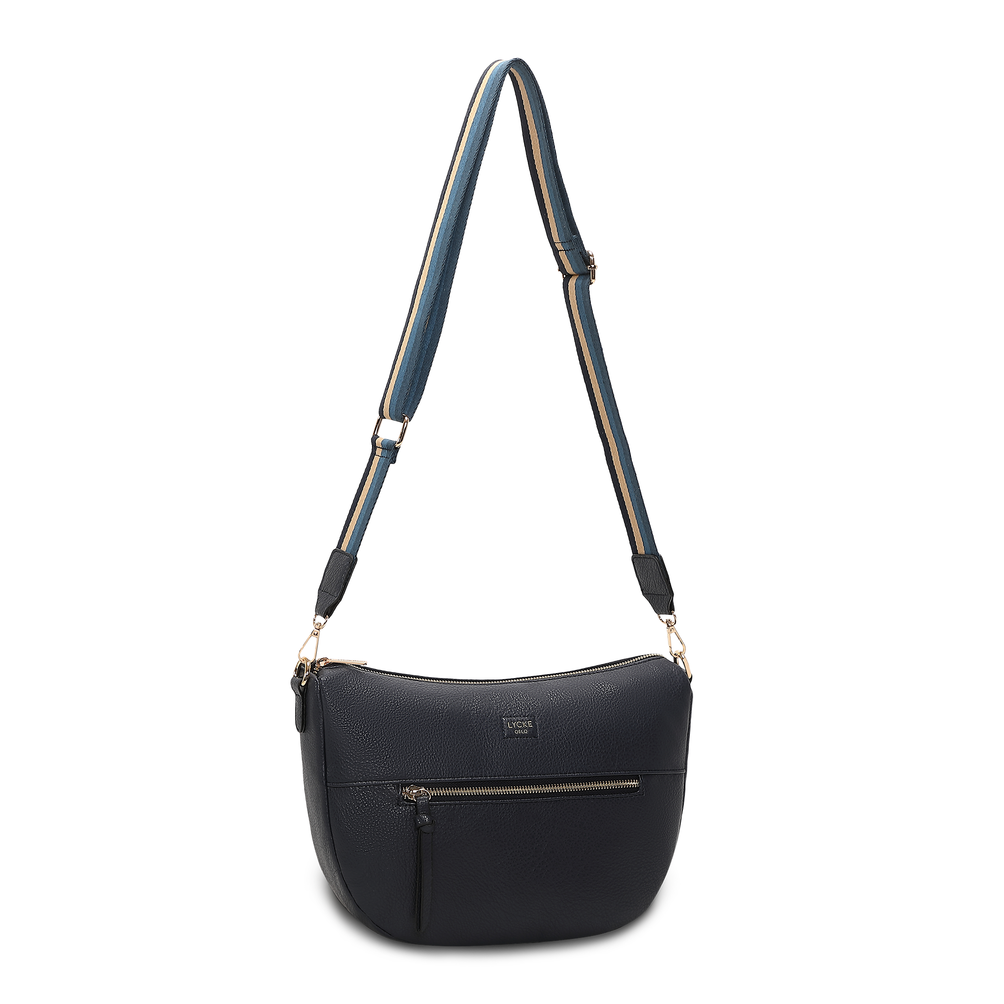 Crossbody Veske | Bred skulderrem | Navy | 8053212  Alma