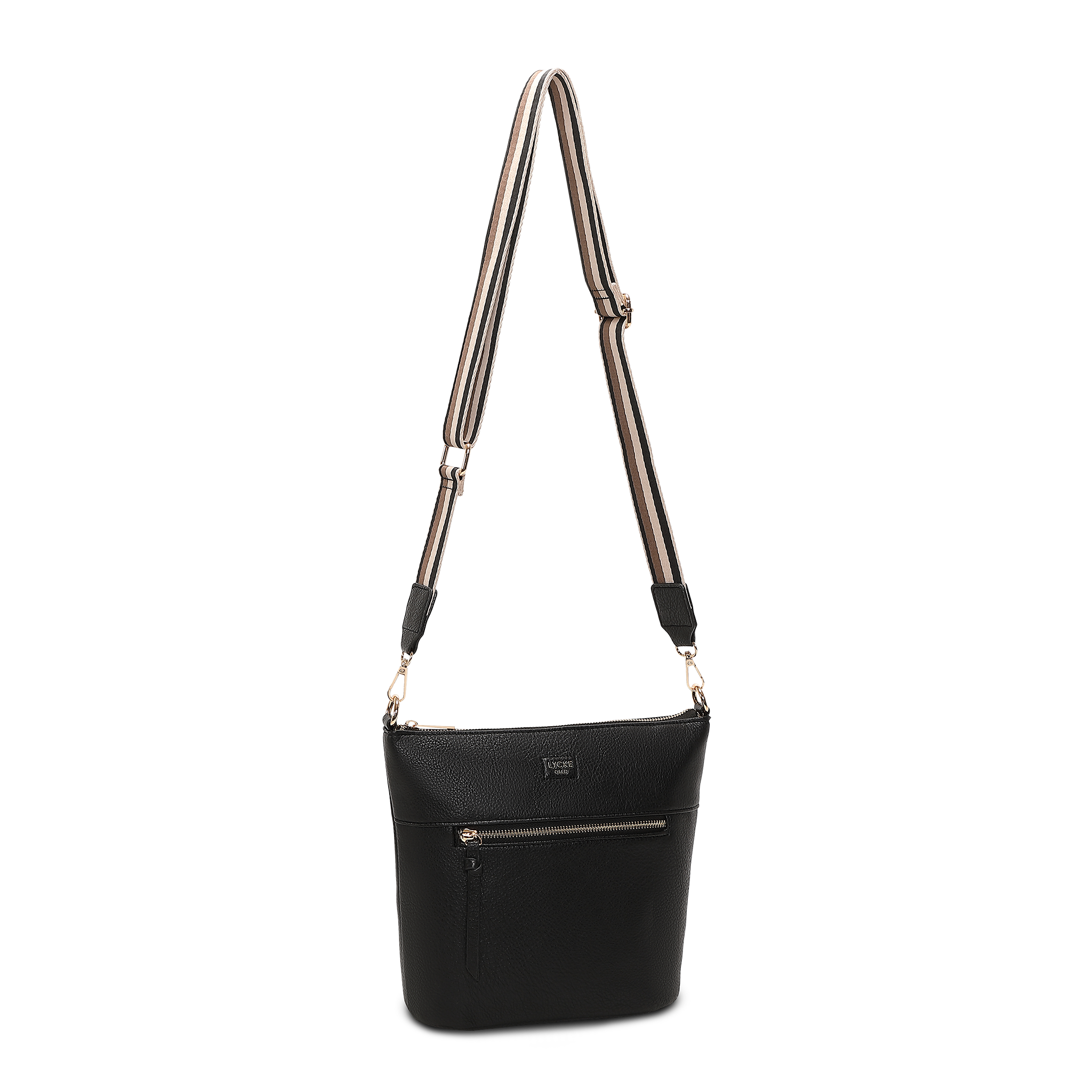 Bucket-veske | Glidelås lukking | Sort | 8053213 Alma