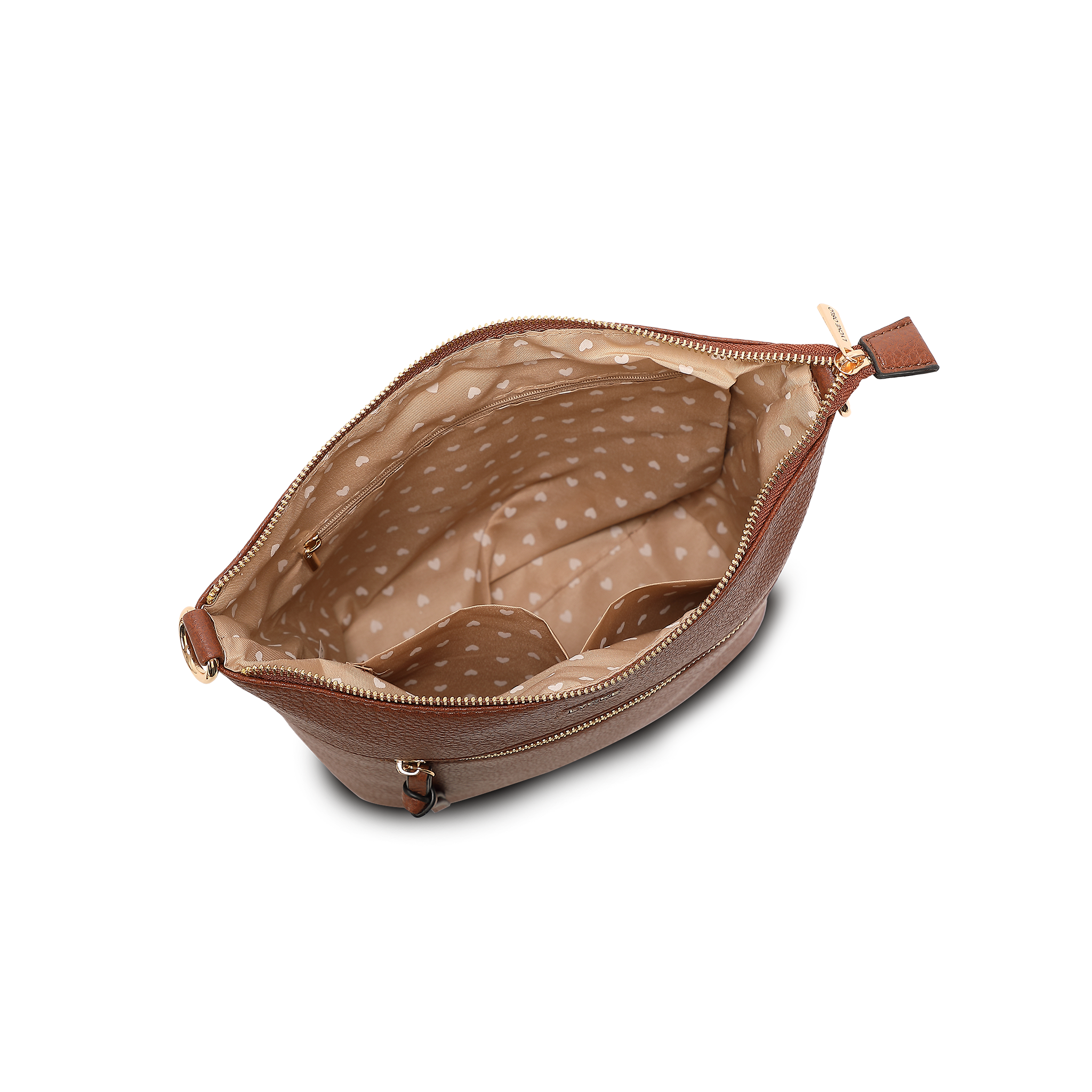 Bucket-veske | Glidelås lukking | Brun | 8053213 Alma