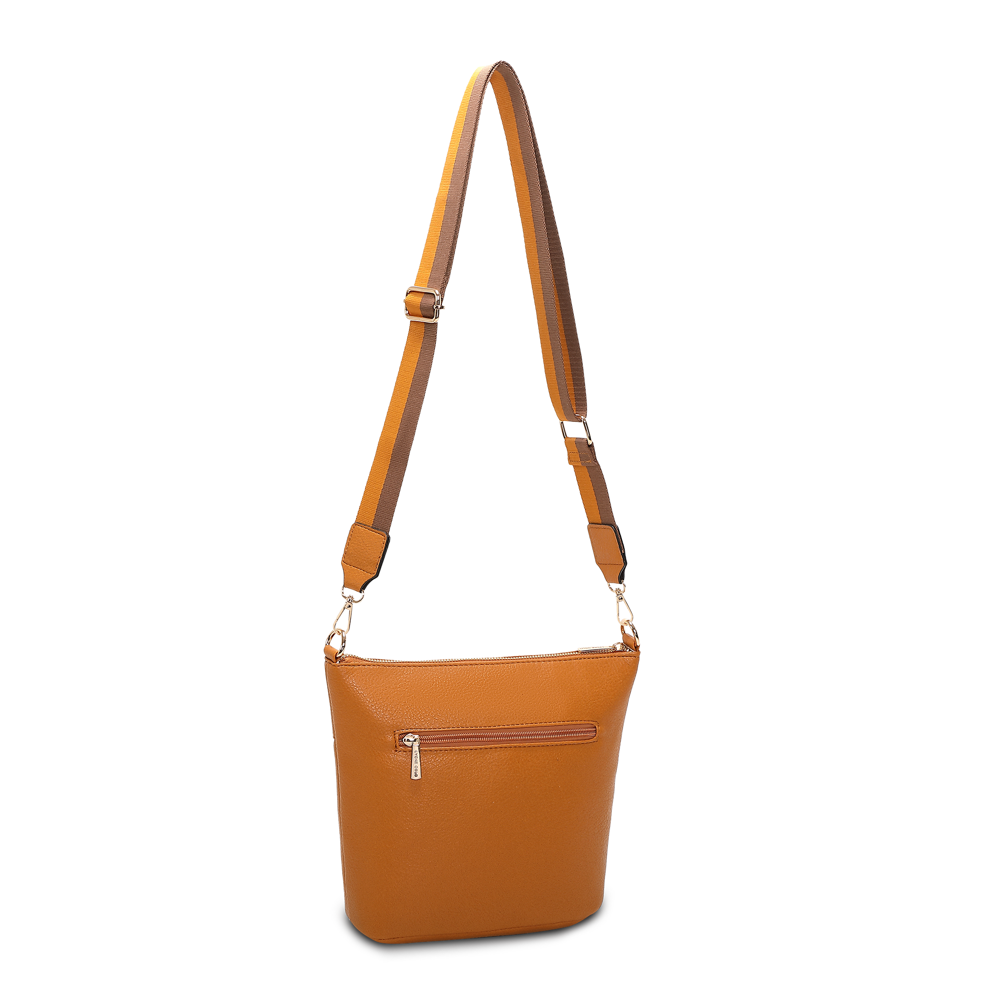 Bucket-veske | Glidelås lukking | Mustard | 8053213 Alma