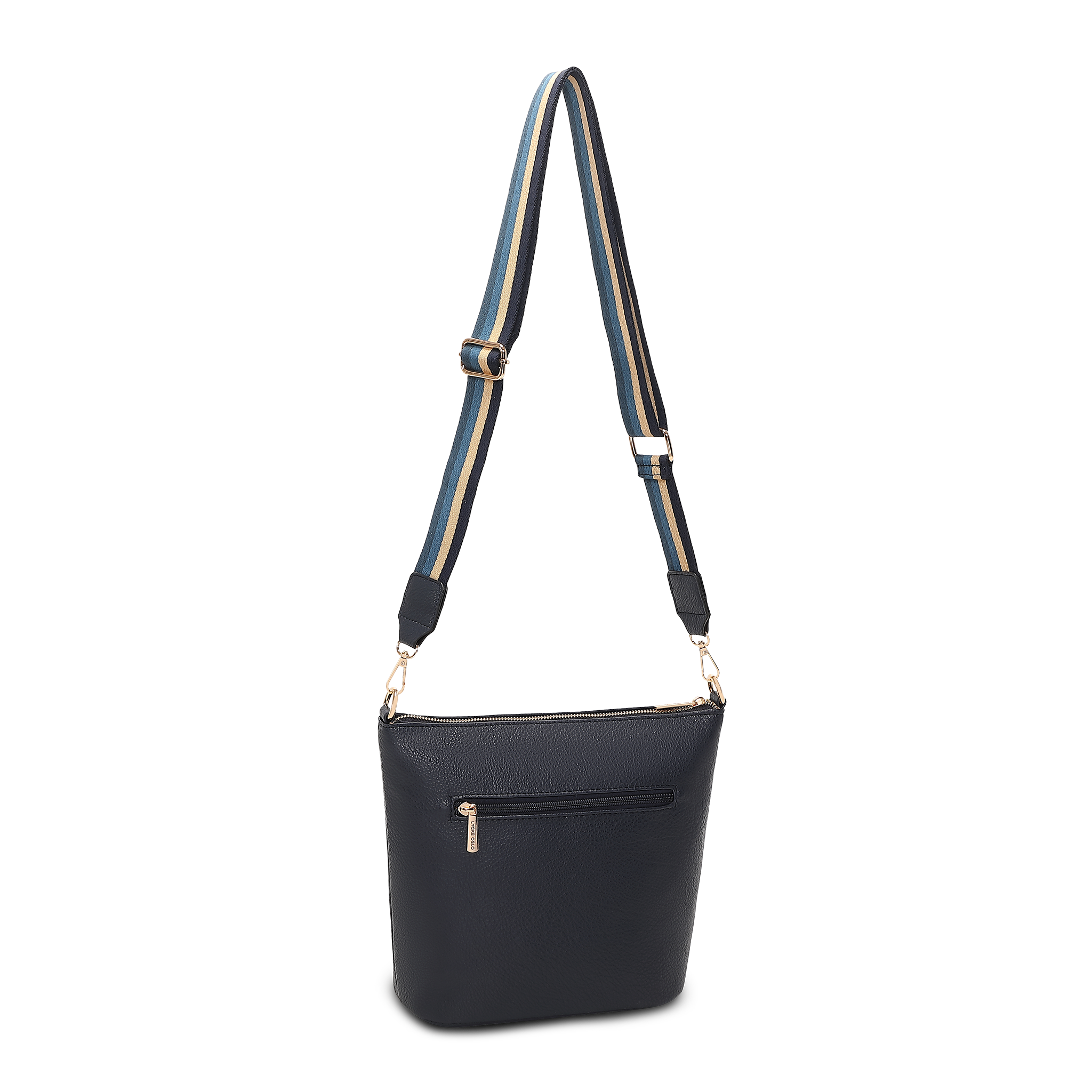Bucket-veske | Glidelås lukking | Navy | 8053213 Alma