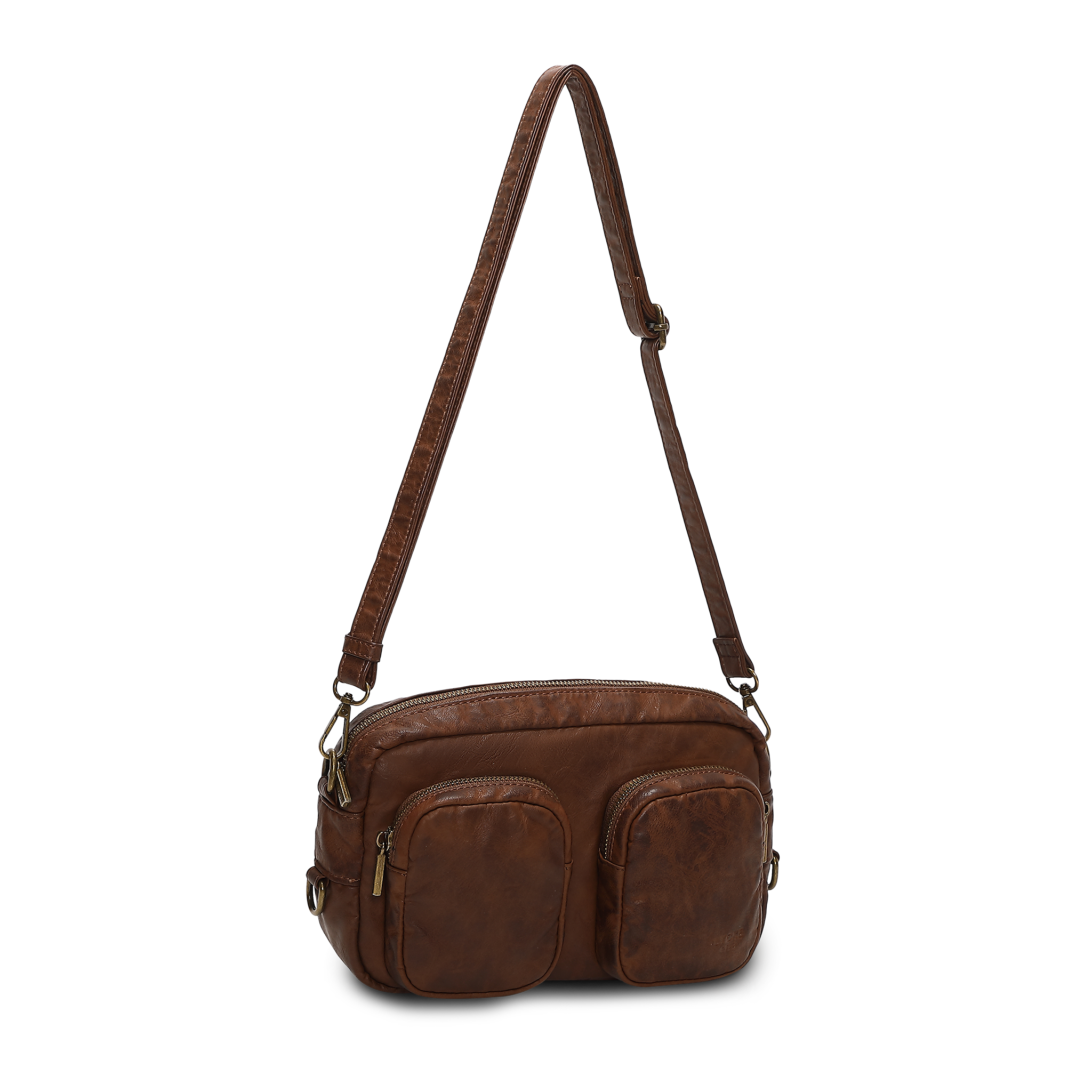 Crossbody-Veske | Myk | Brun | 8053809 Harstad