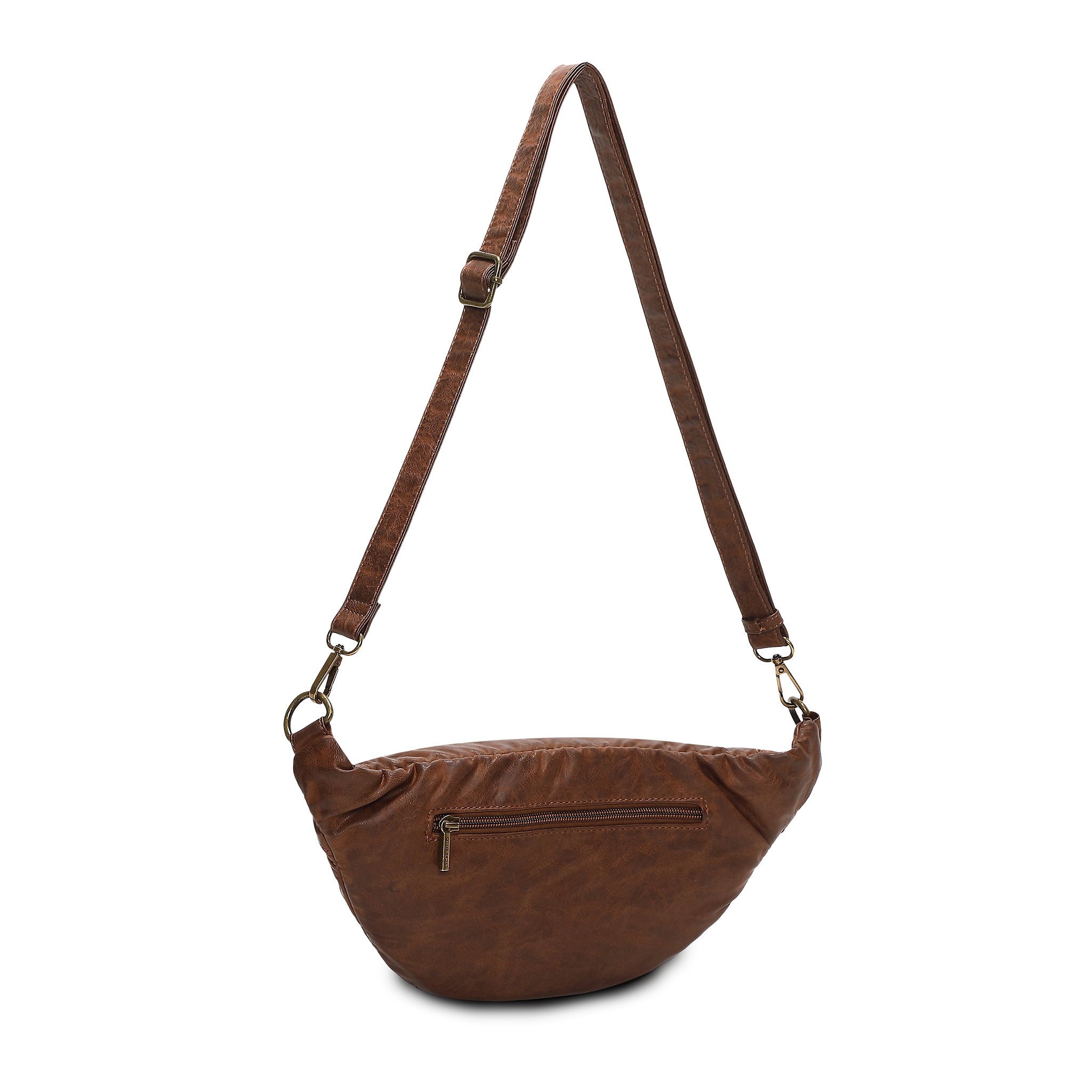 Midjeveske/ crossbody | Romslig | Brun | 8053810  Harstad