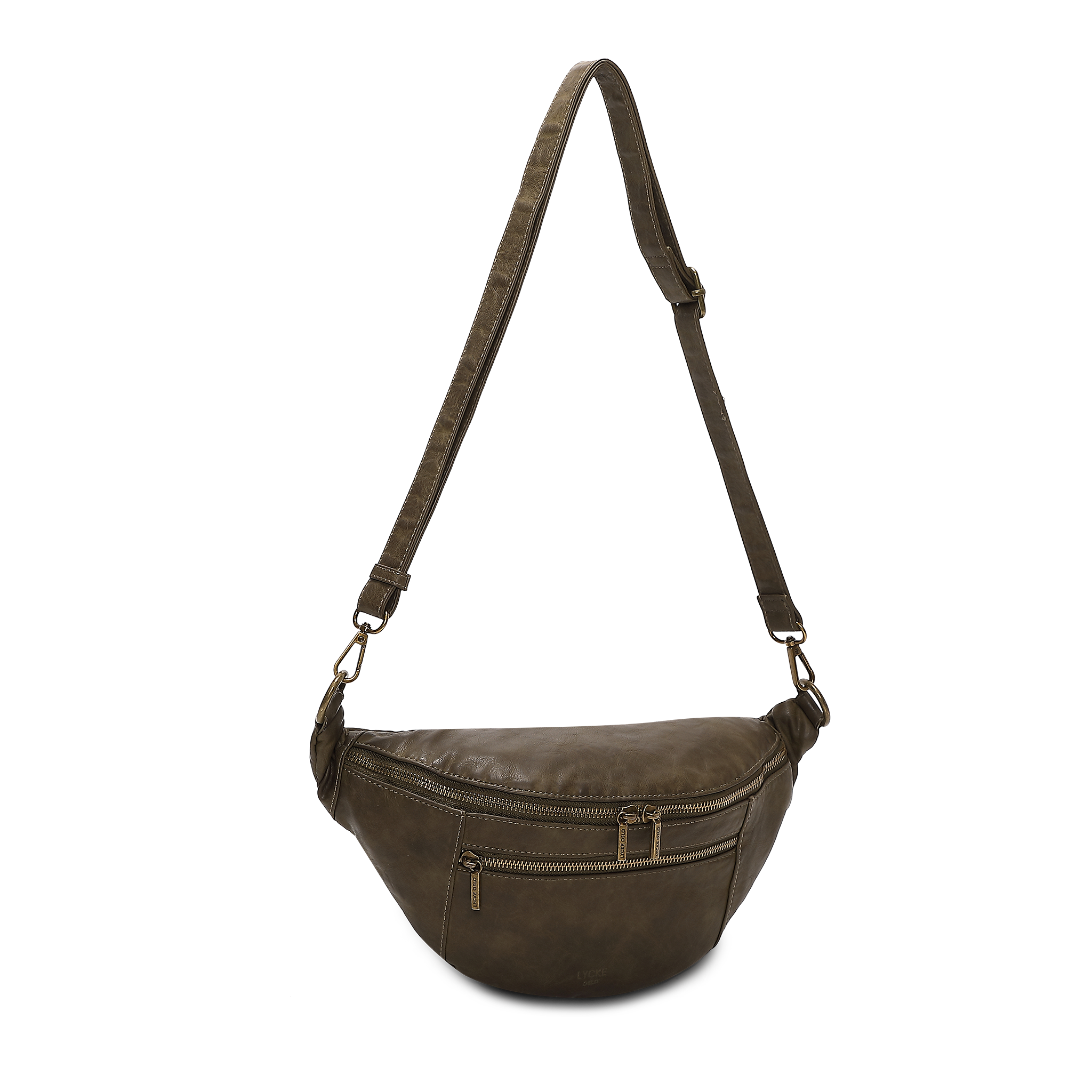 Midjeveske/ crossbody | Romslig | Grønn | 8053810  Harstad