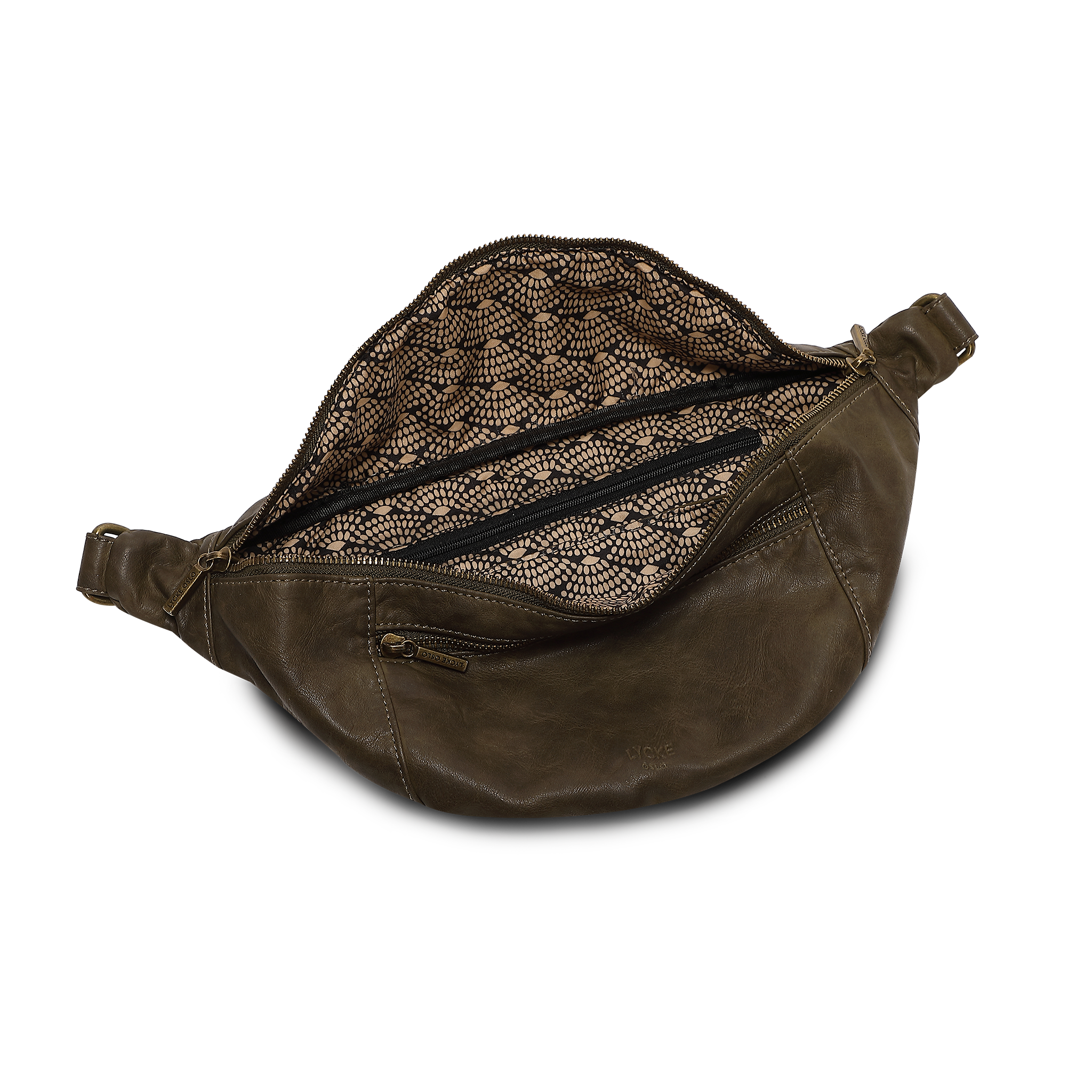 Midjeveske/ crossbody | Romslig | Grønn | 8053810  Harstad