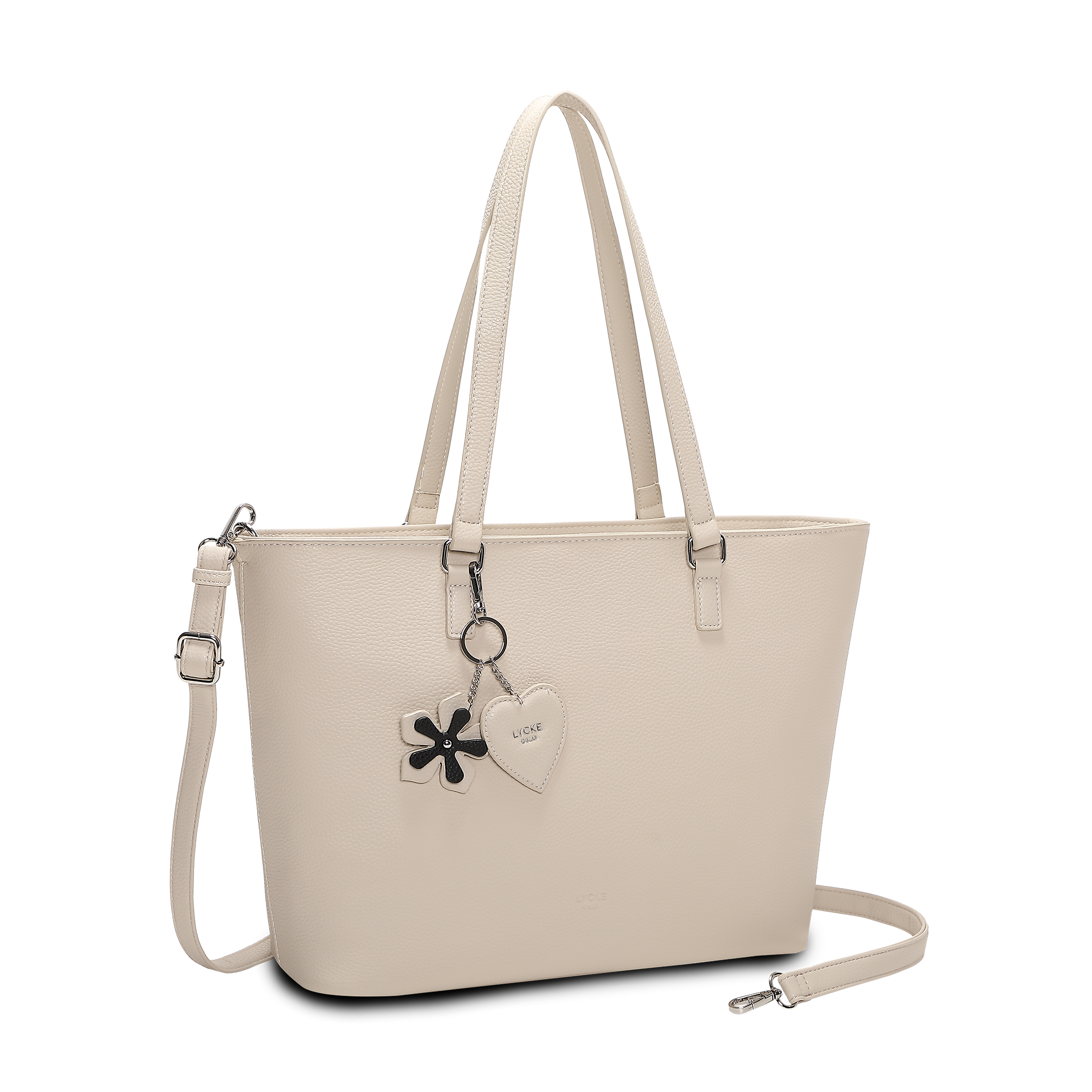 Tote-Veske | Langreim | Romslig | Beige | 8061109 Arendal