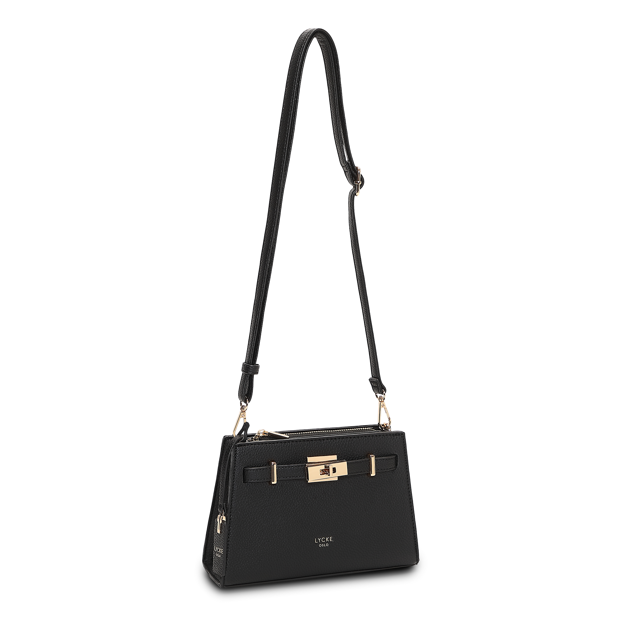 Skulderveske med lang reim | Sort | 8061110 Askim