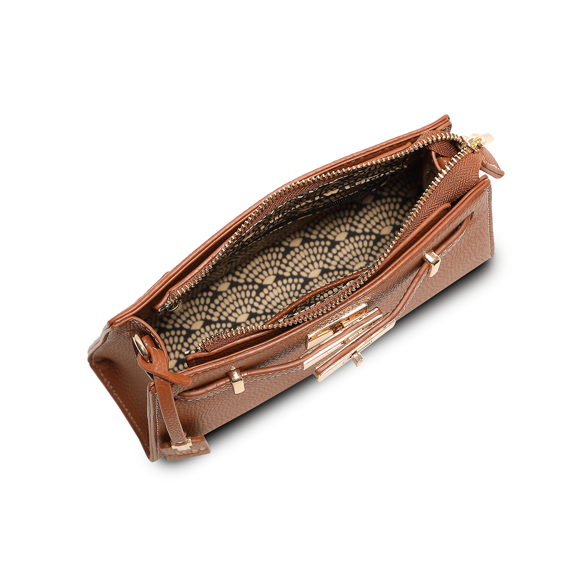 Skulderveske med lang reim | Cognac | 8061110 Askim