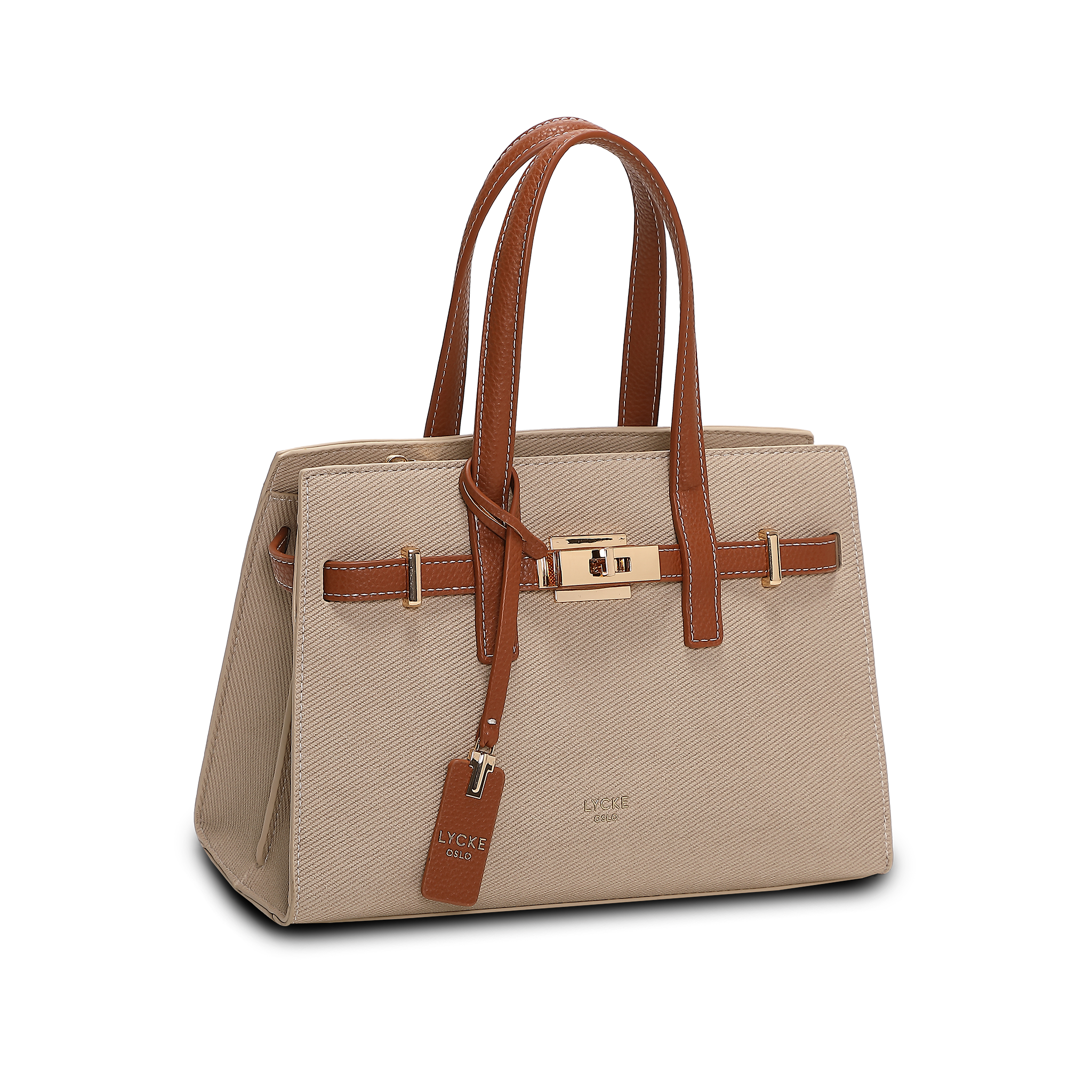 Håndveske | Lang Reim | Beige | 8061111 Askim