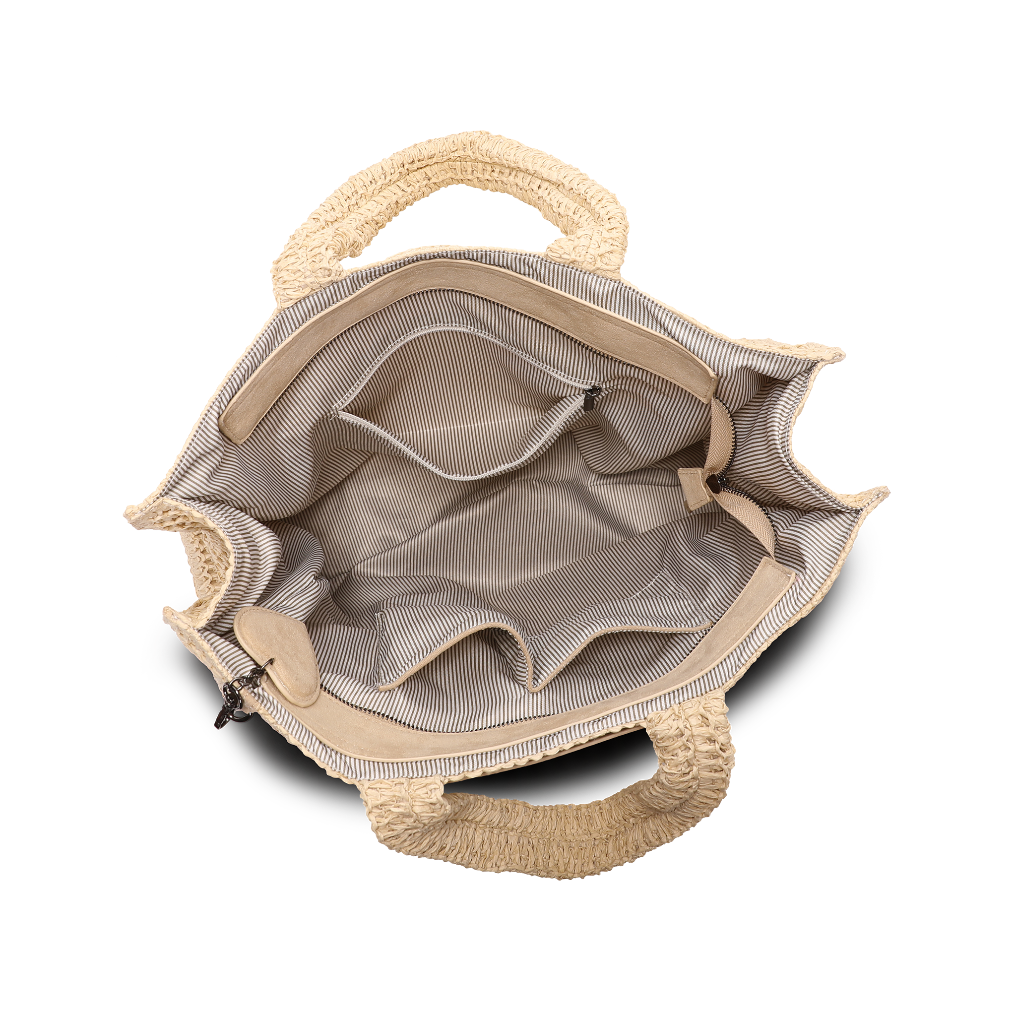 Hamar Stråveske Tote Bag – Beige