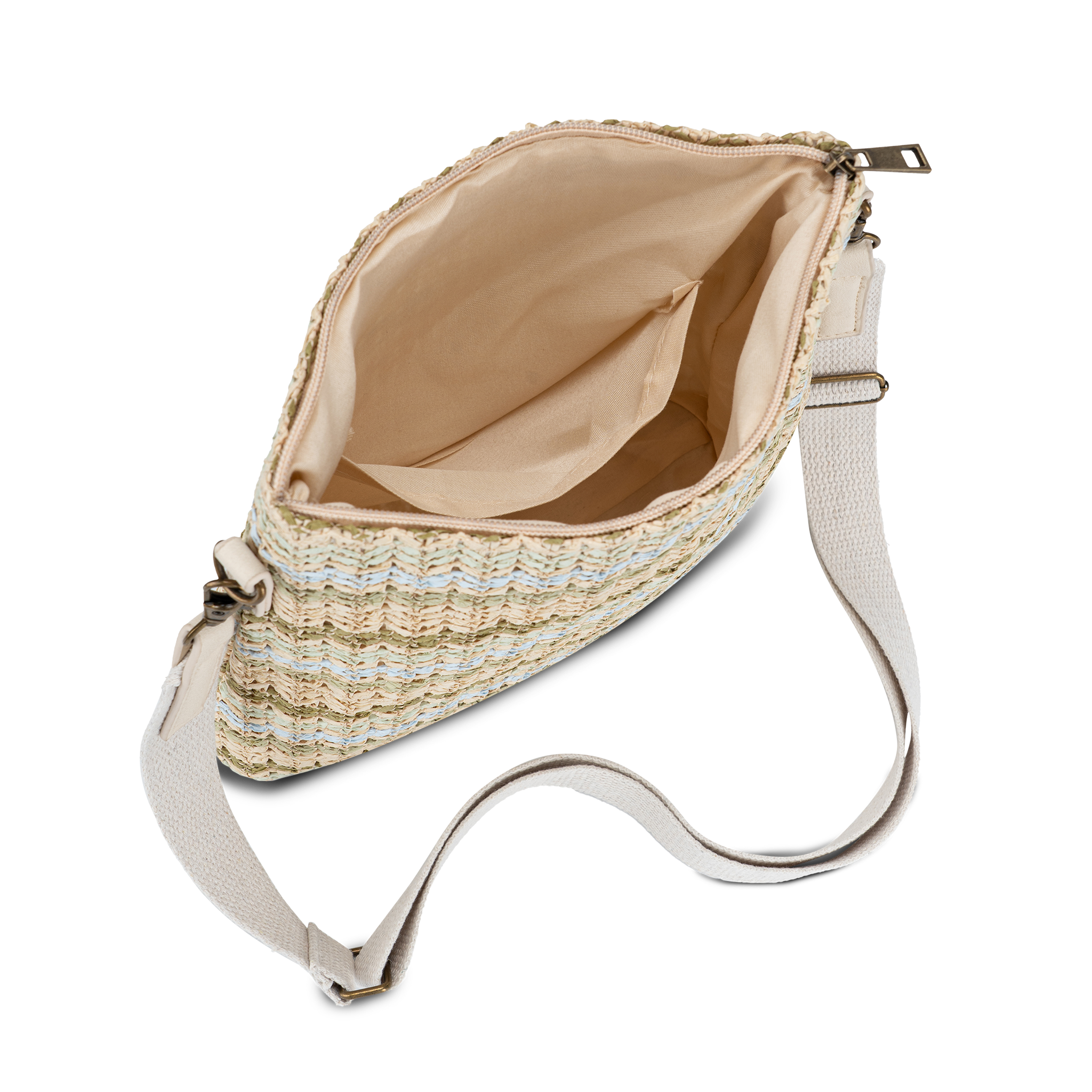 Lycke Crossbody Stråveske Beige