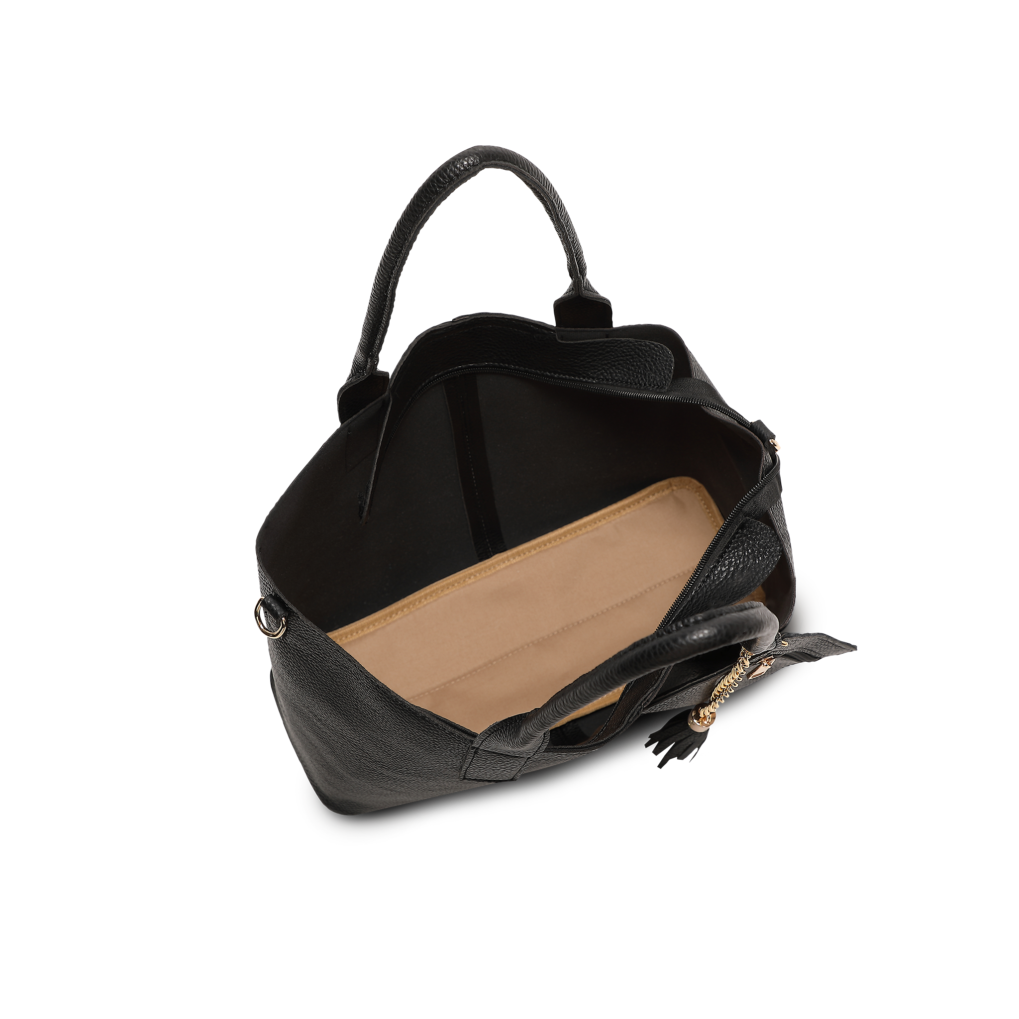 Håndveske | 2 i 1 | Sort | Romslig | 8061500 Mary