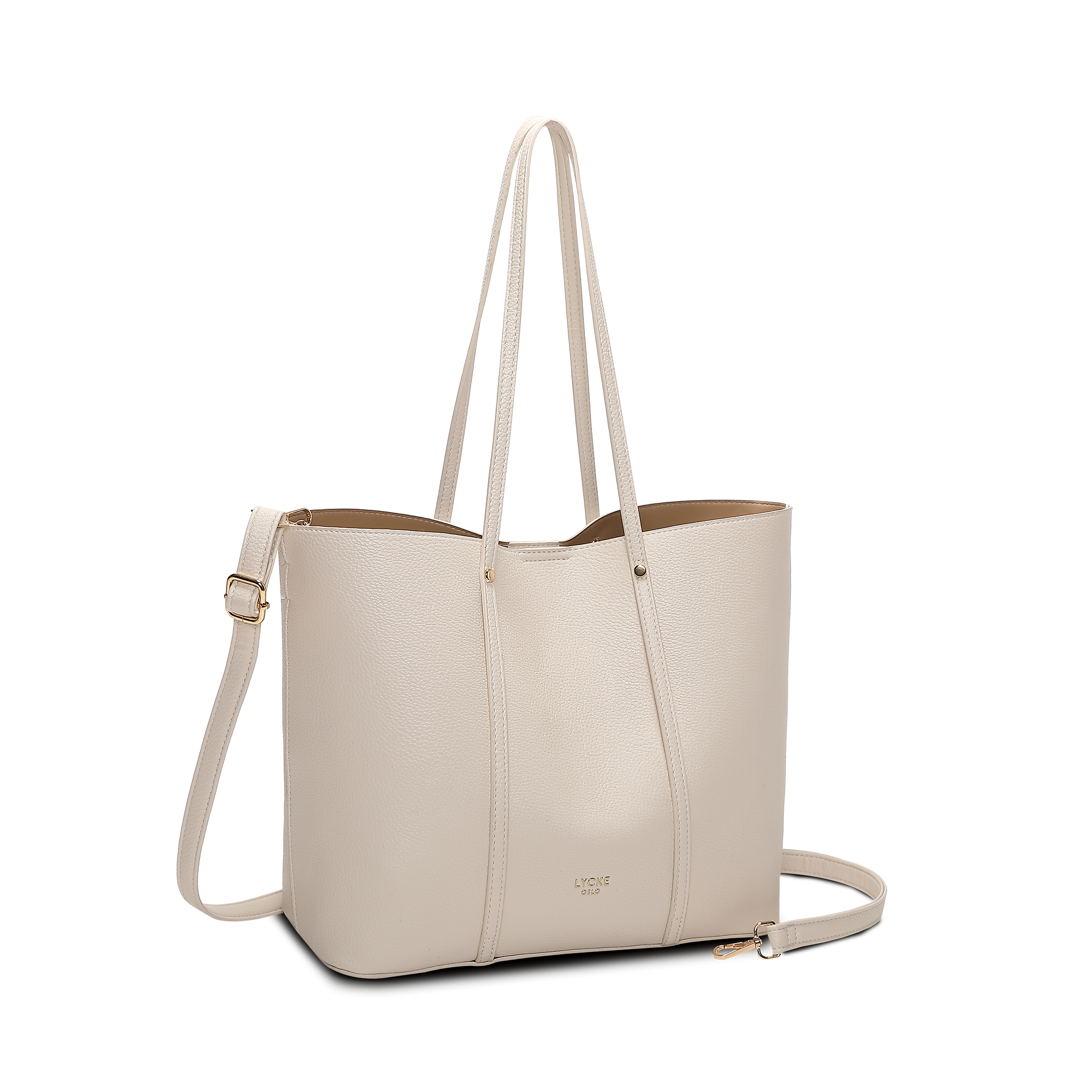 2 i 1 Veske | Romslig | Beige | 8061503 Vera