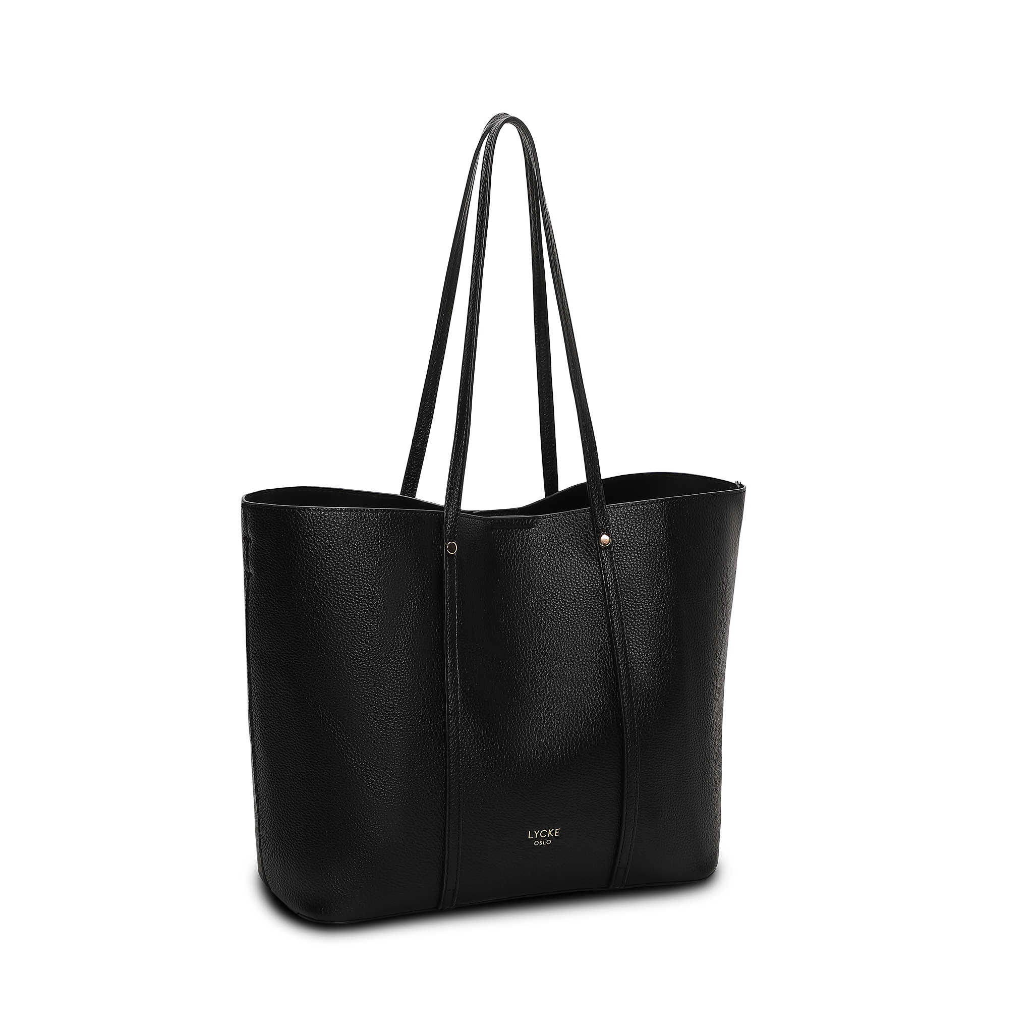 Vera Tote Bag – Sort, Romslig, 2-i-1
