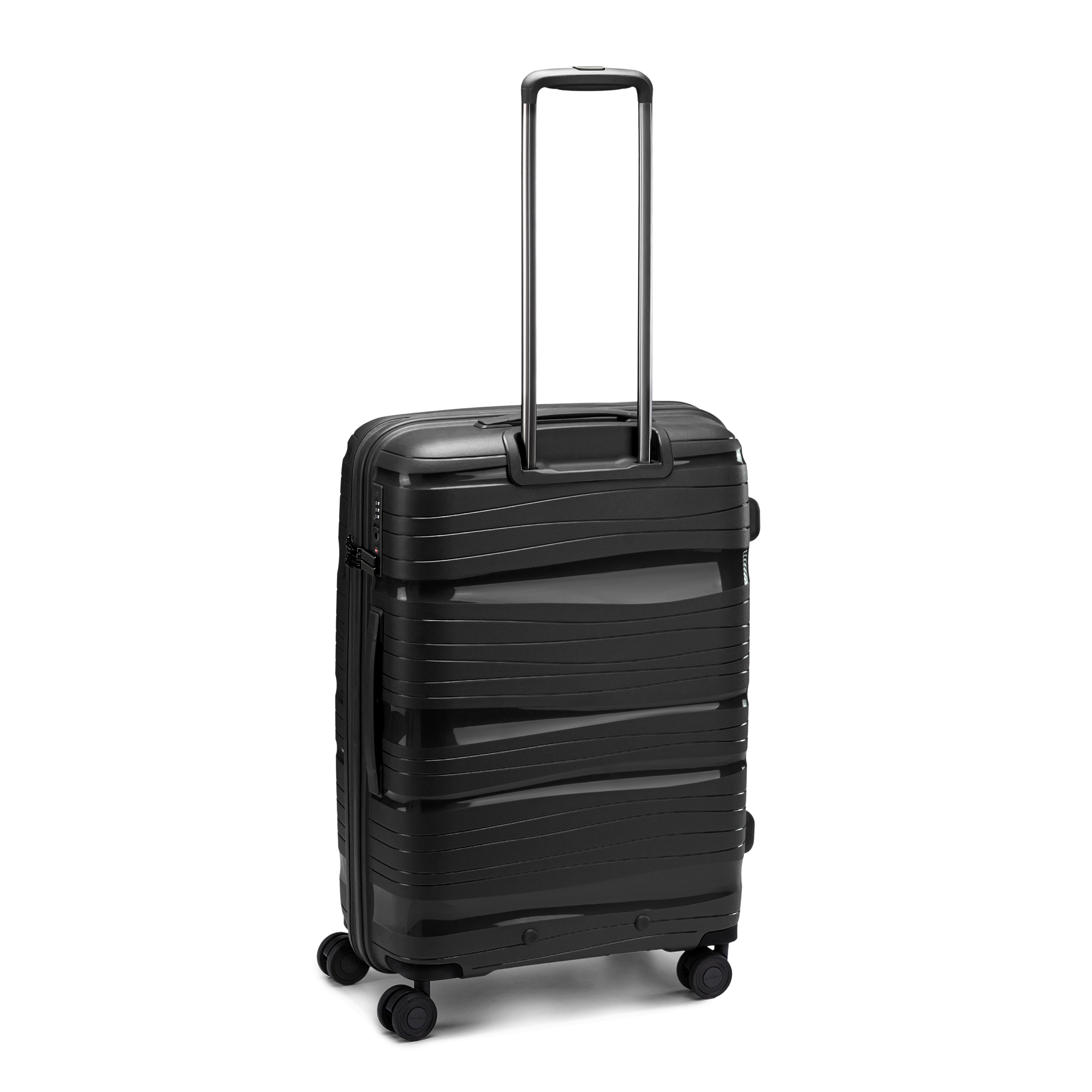 Kabin koffert | Liten | Sort | 55 cm | 4 Hjul | Kodelås TSA | Oslo koffert