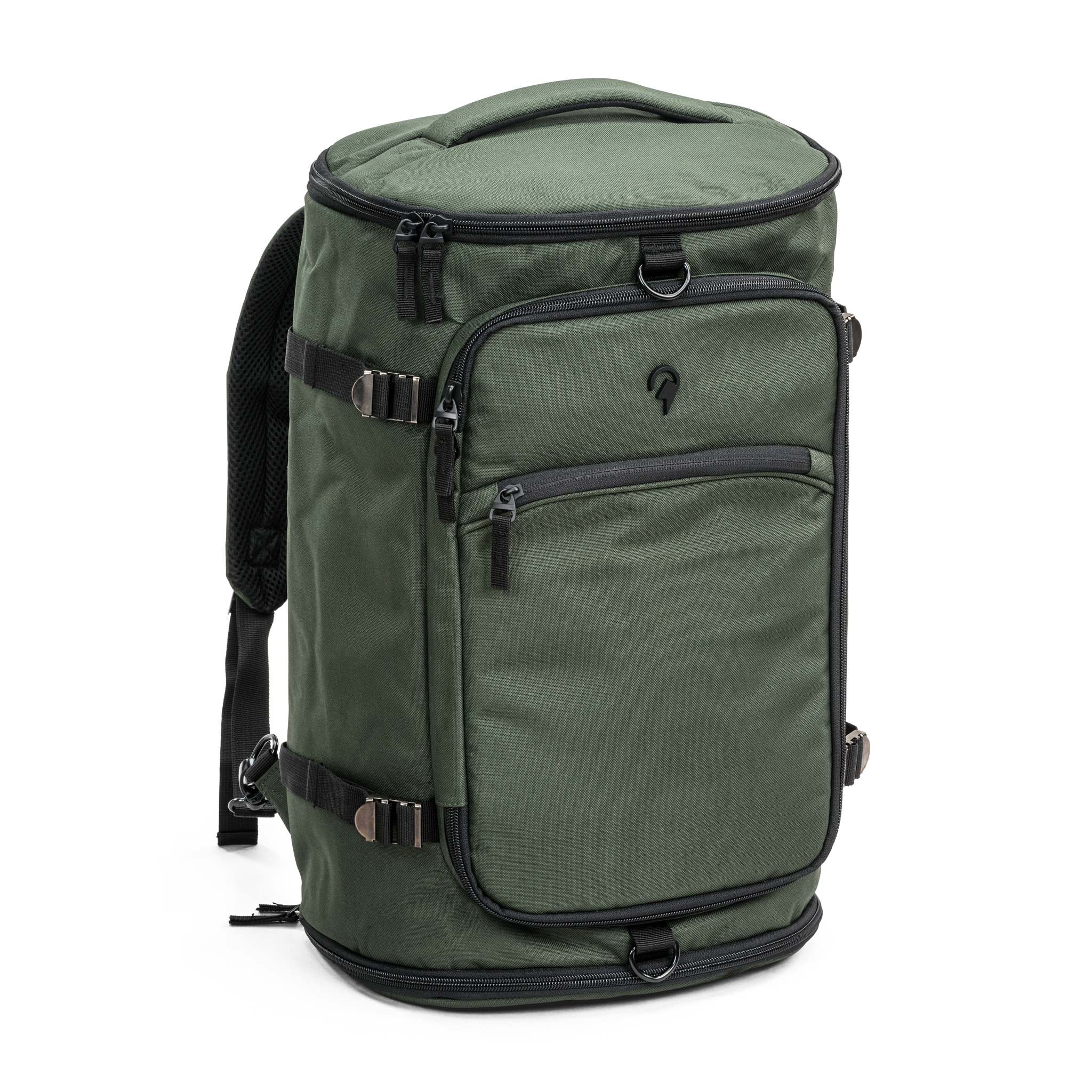 Kombinert Sekk og Bag | Grønn | Perfekt til trening | Barrel Bag