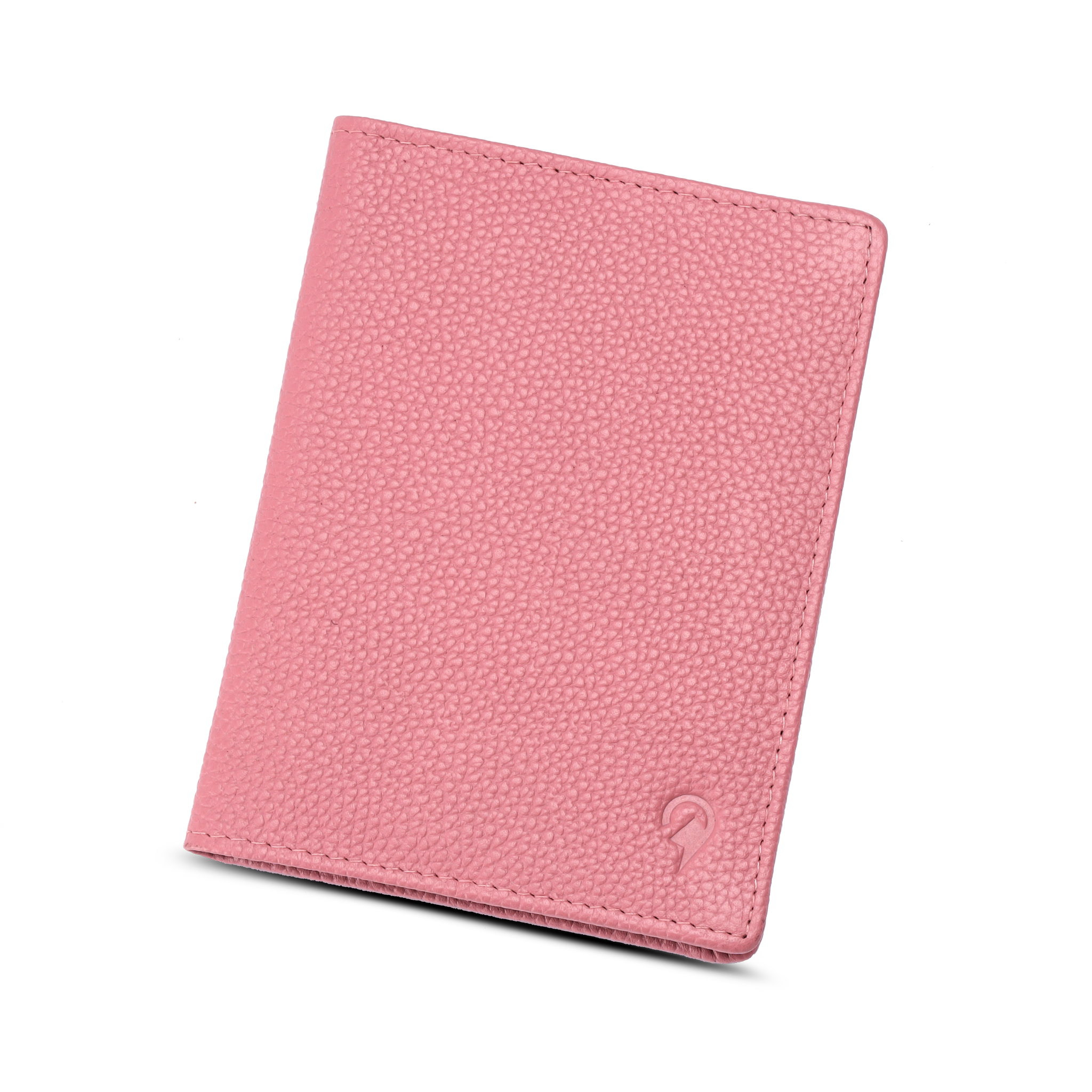 passholder i skinn RFID, Rosa
