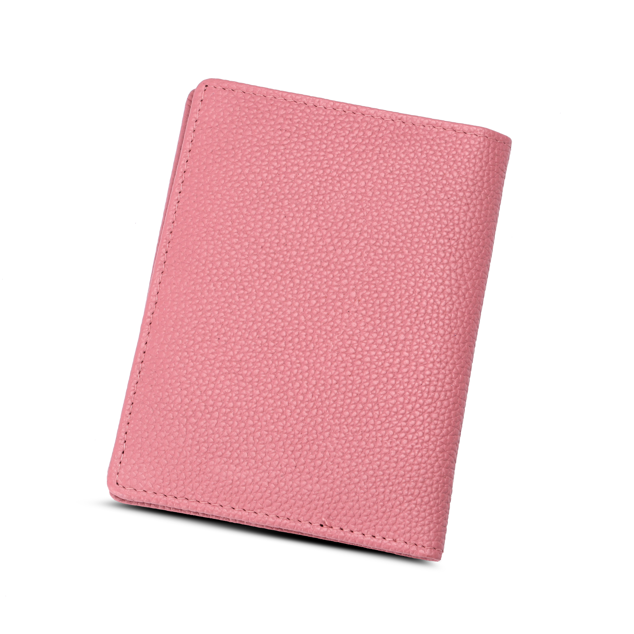 passholder i skinn RFID, Rosa