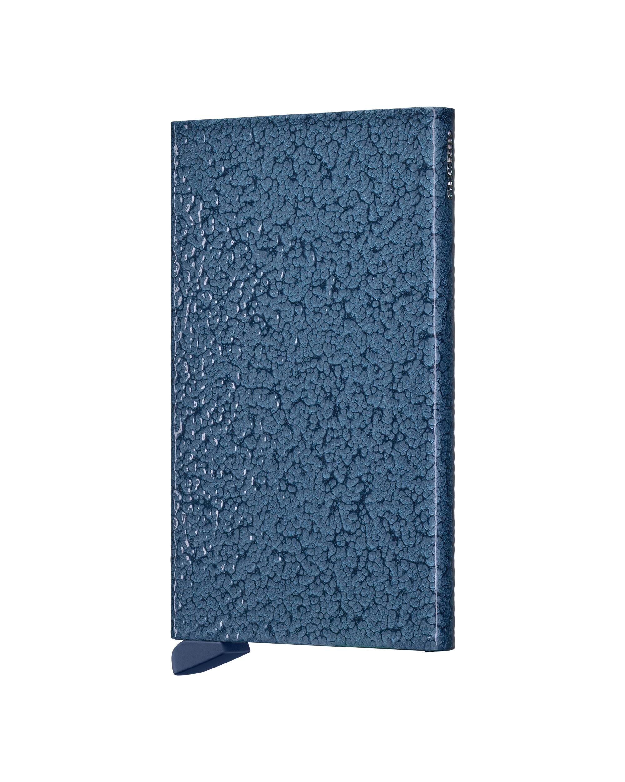 Kortholder | Metal | Blå | Pop-Up | FRID-Sikker | Cardprotector