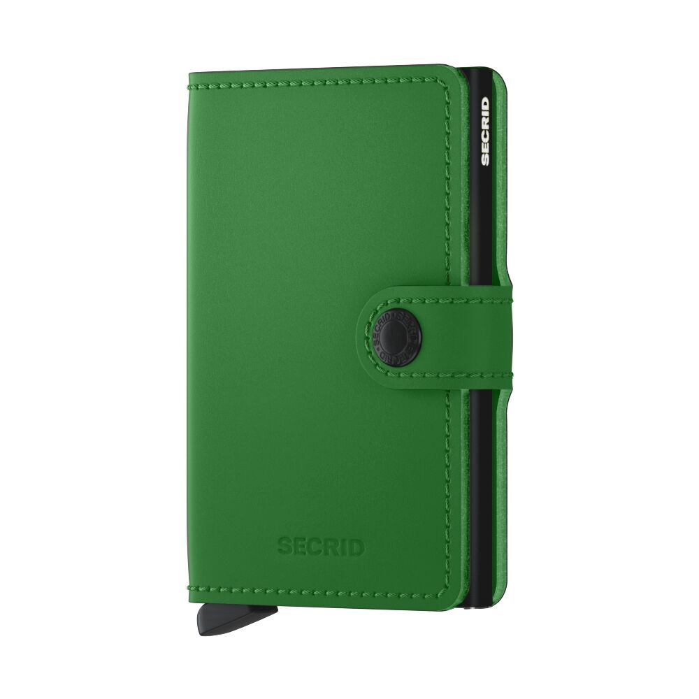 Kortholder | Lommebok | Matt Grønn | Pop-Up | Secrid Miniwallet