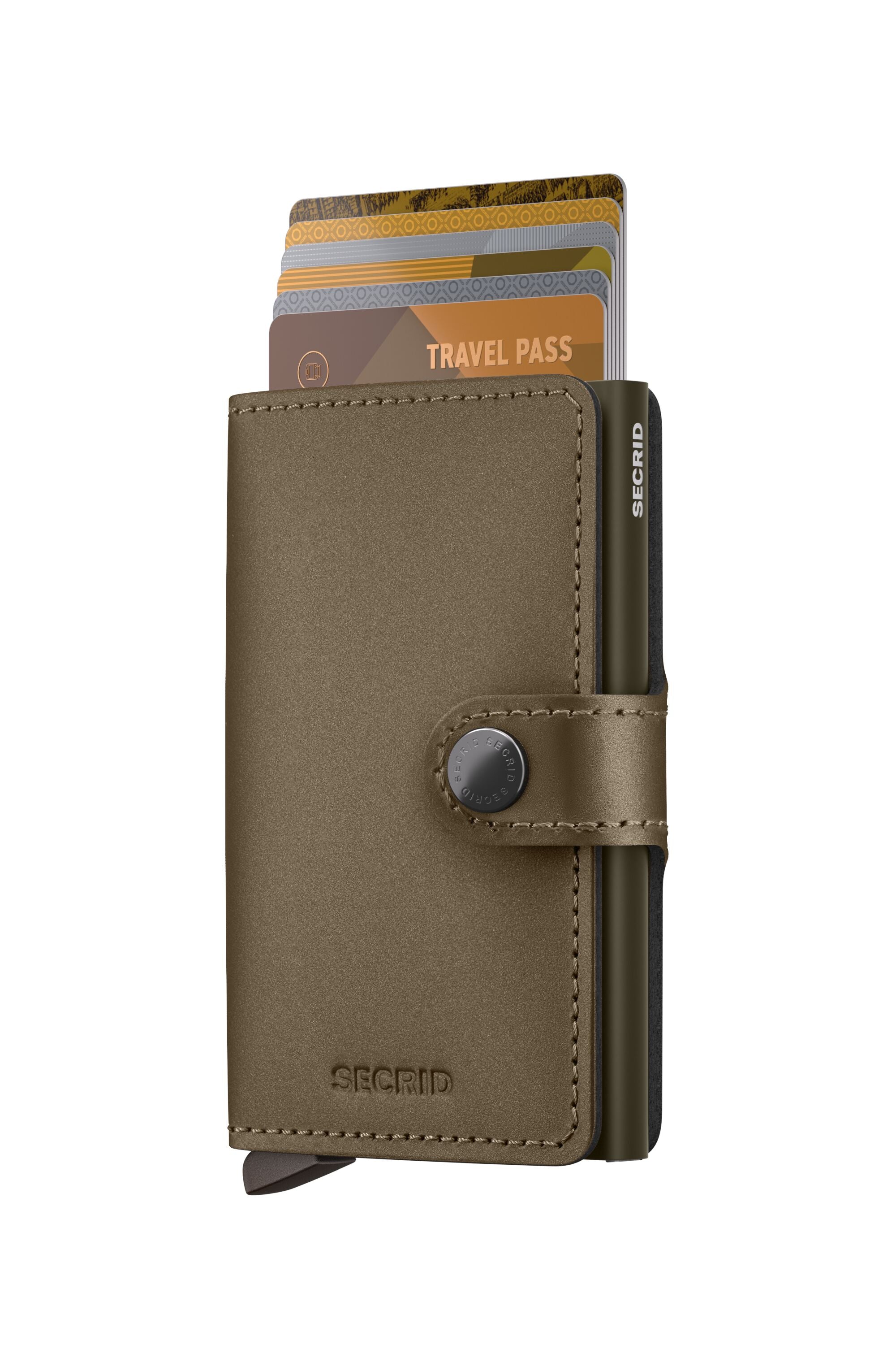 Kortholder | Lommebok | Satin bronze | Pop-Up | Secrid Miniwallet
