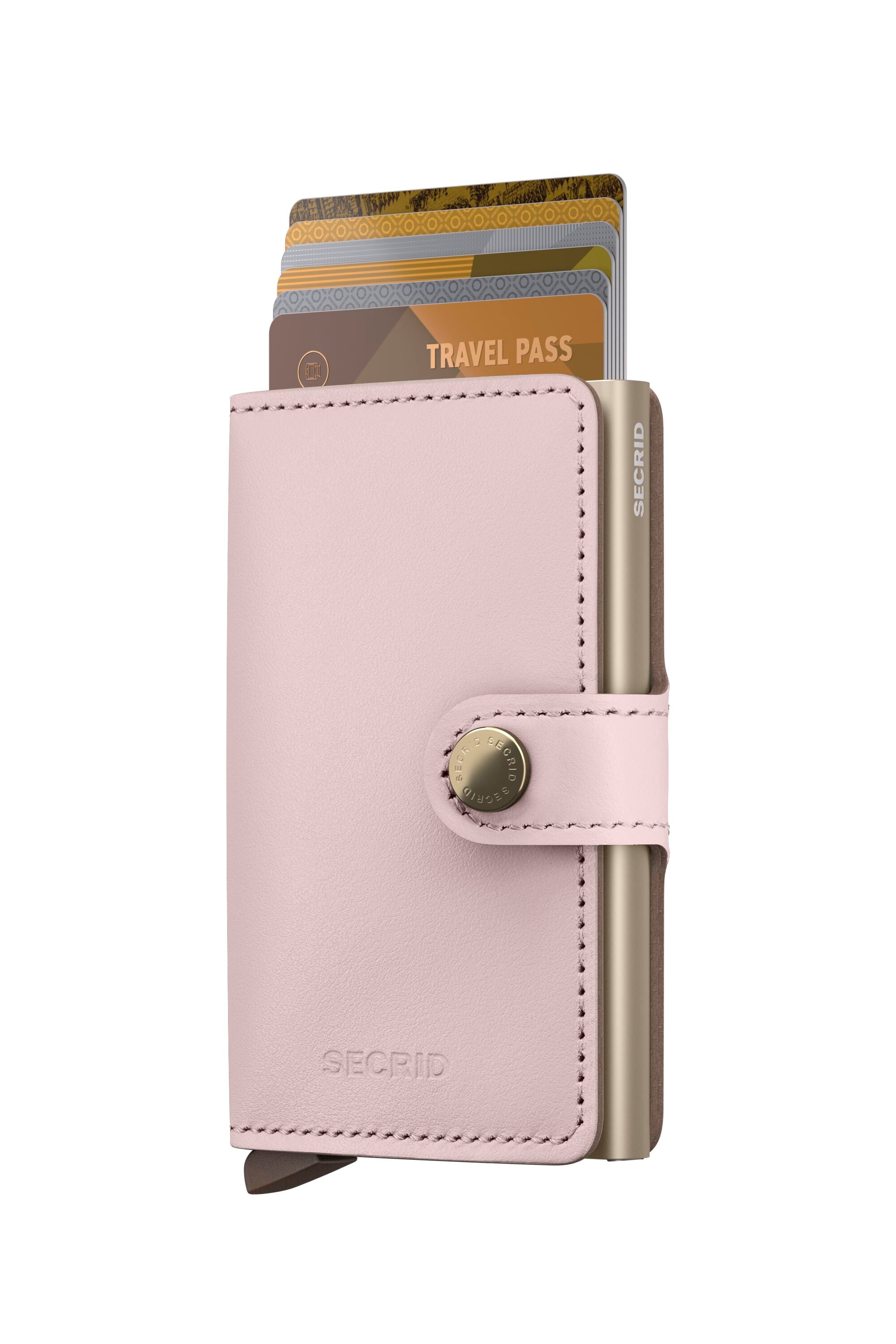 Kortholder | Lommebok | Rosa | Pop-Up | Secrid Miniwallet
