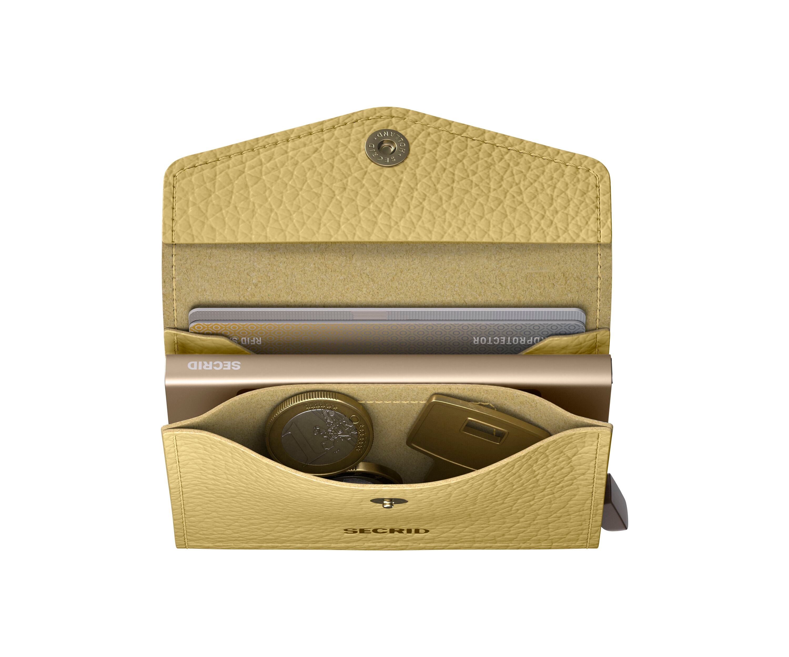 Envelope Wallet Kortholder – Butter Yellow, Pop-Up