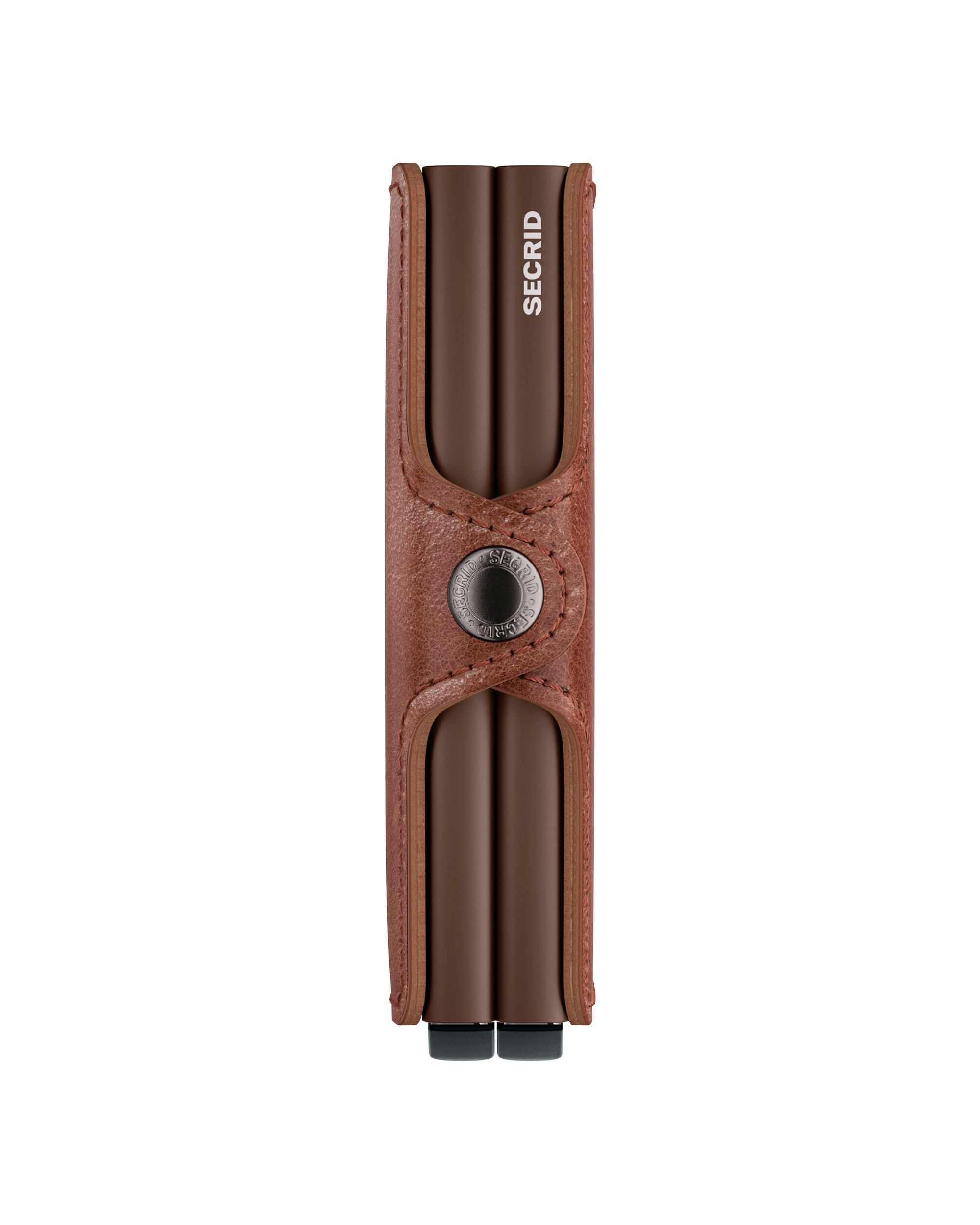 Twinwallet Kortholder Dobbel – Cognac-Brown, Pop-Up