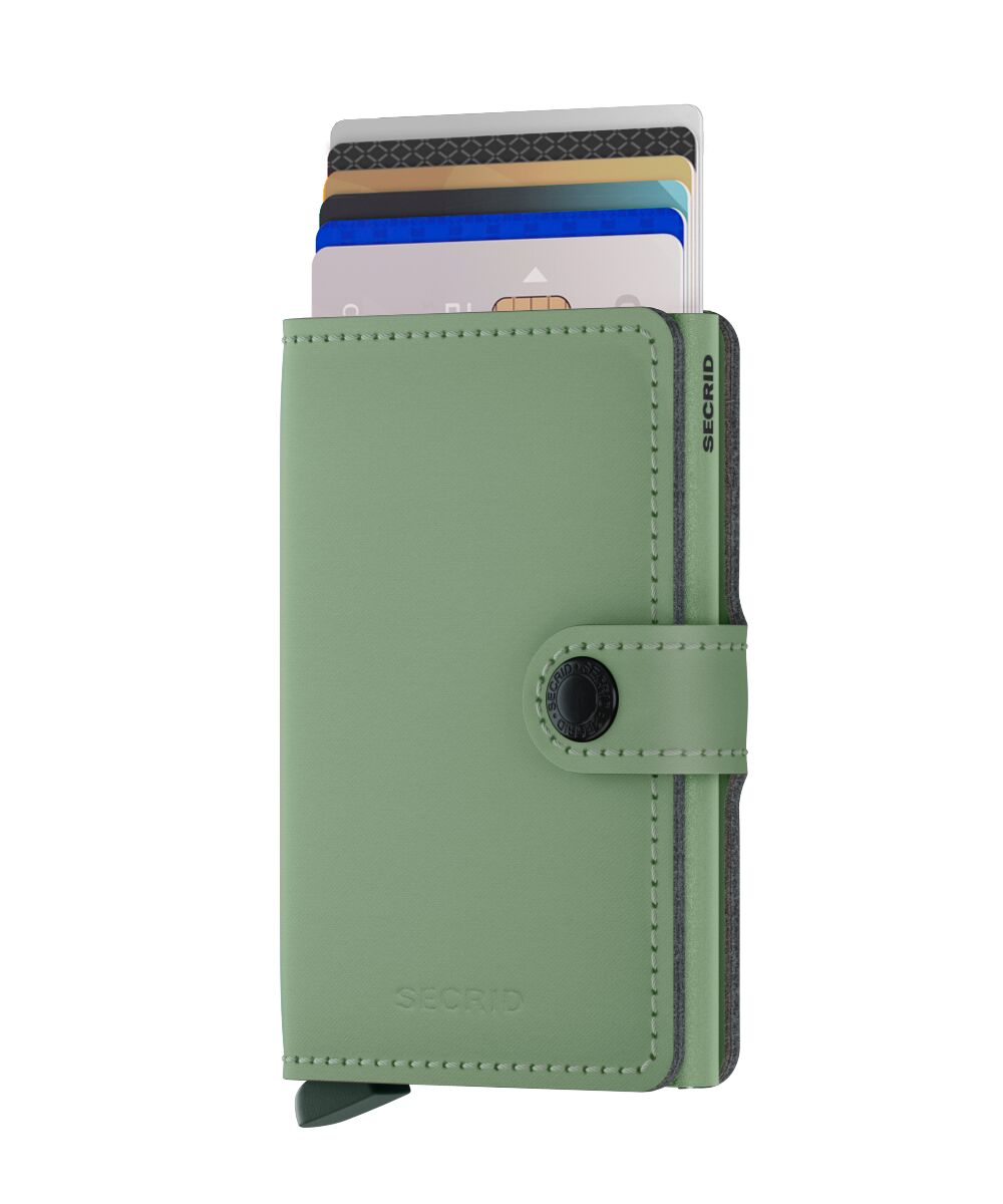 Kortholder | Lommebok | Pistachio | Pop-Up | Secrid Miniwallet