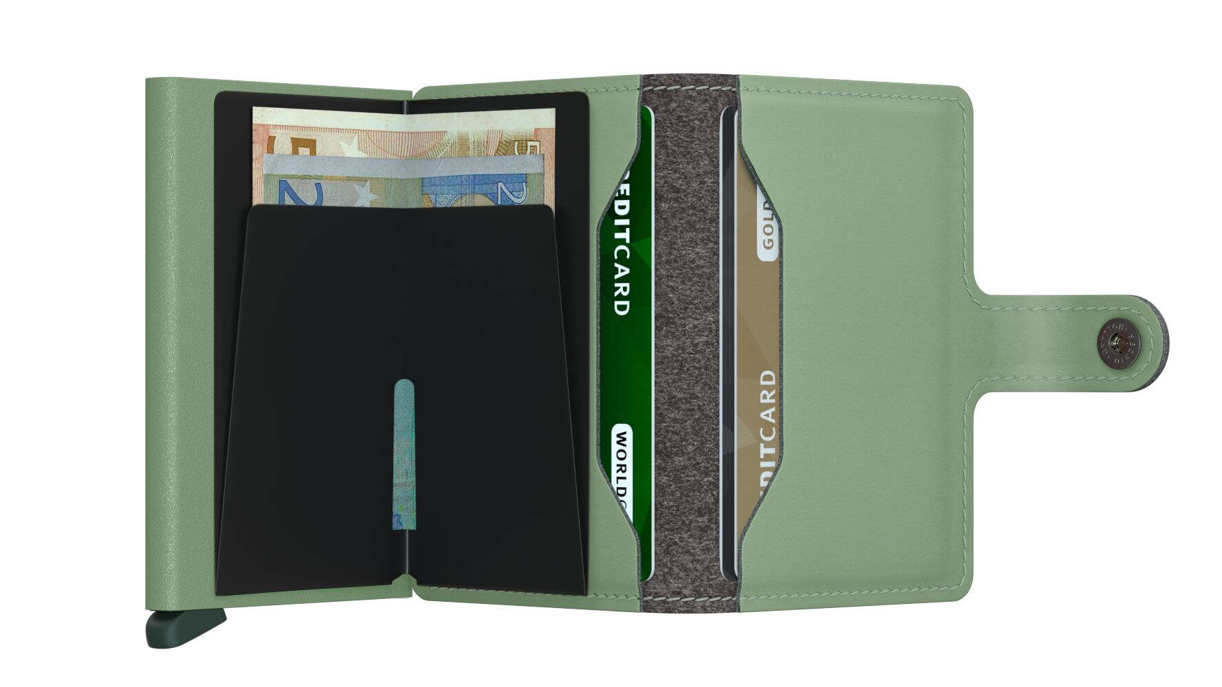 Kortholder | Lommebok | Pistachio | Pop-Up | Secrid Miniwallet