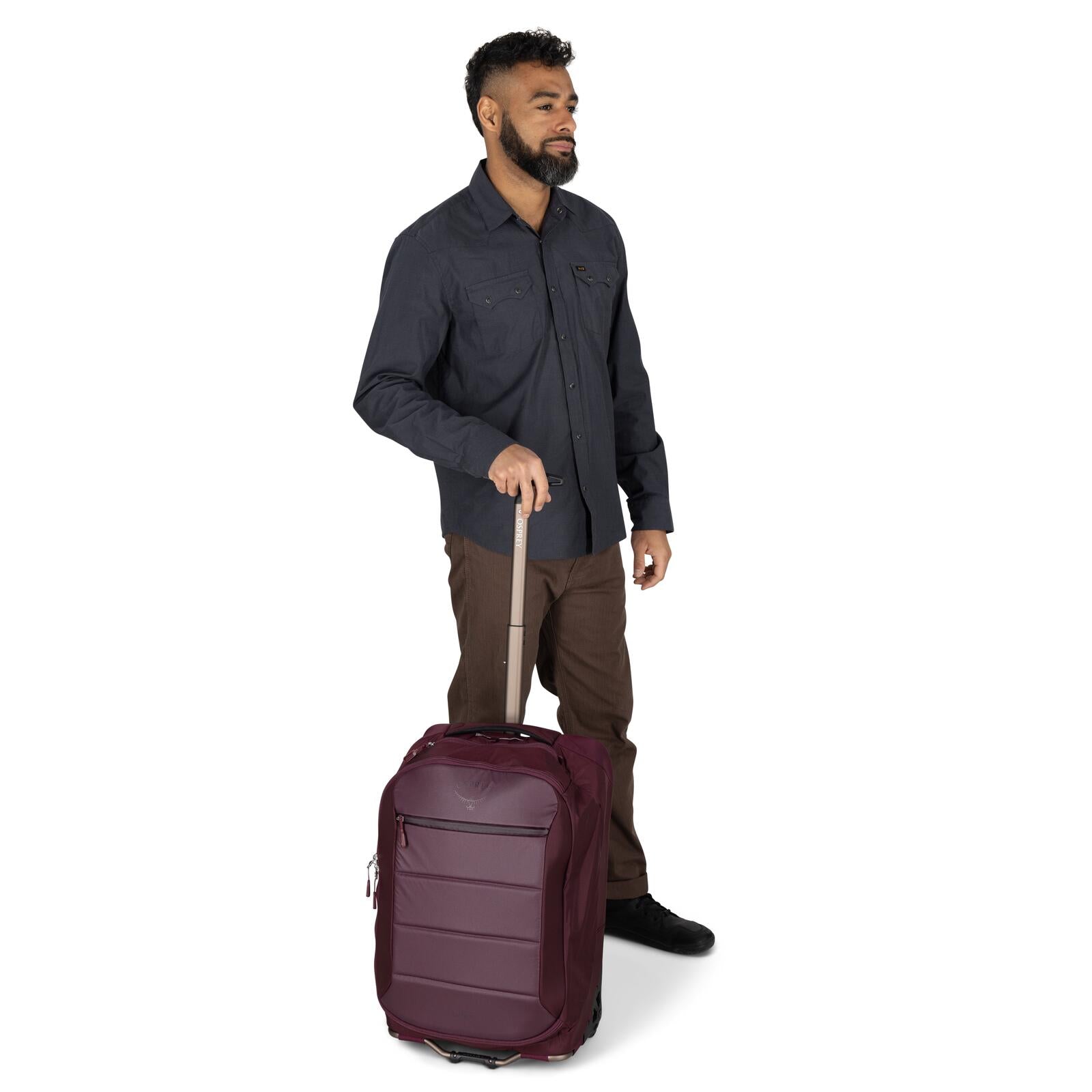 Ozone 2-Wheel Carry On 40 Koffert – Moody Burgundy