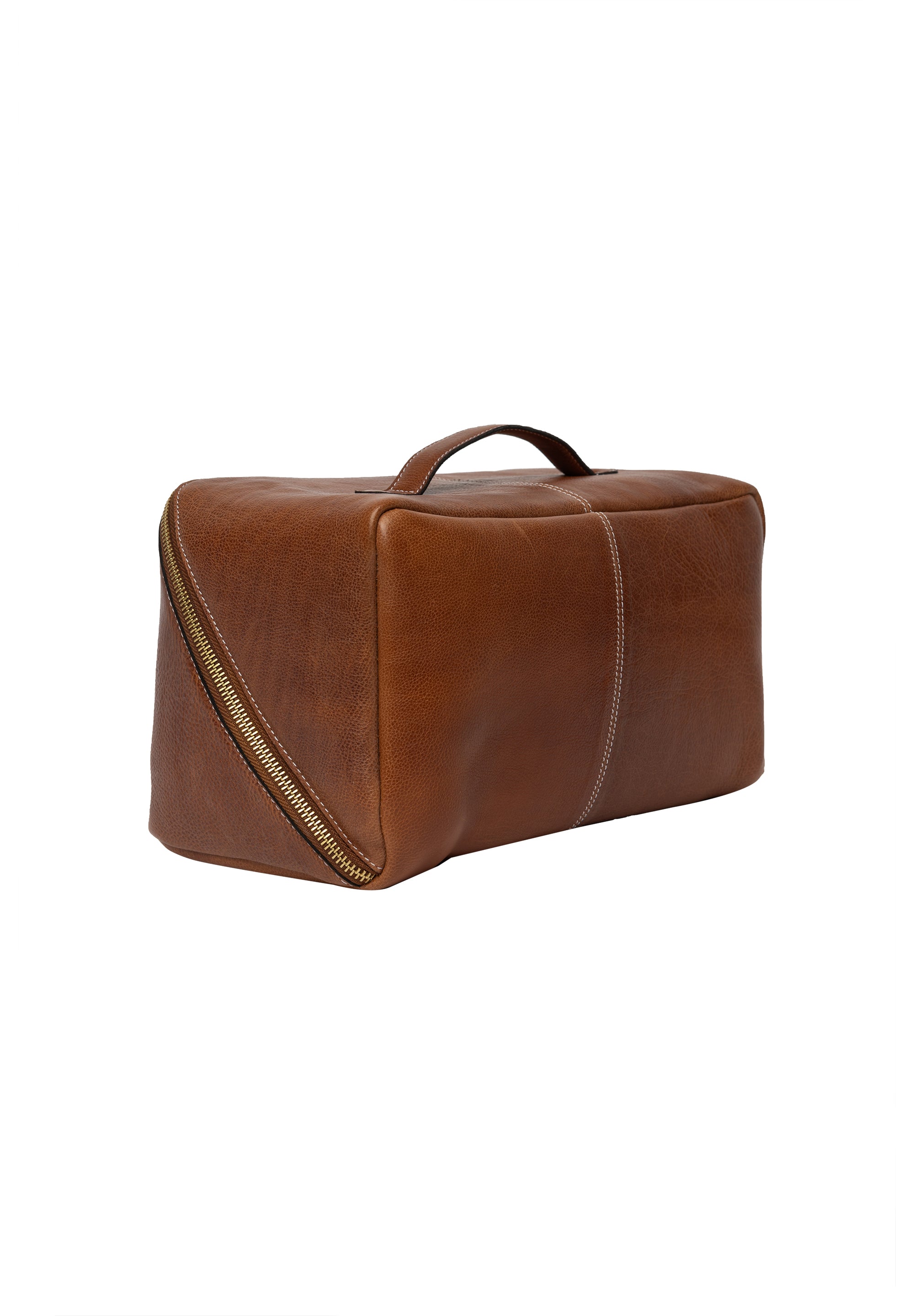 Strikkeoppbevaring | Skinn | Walnut/Gold | Project 10